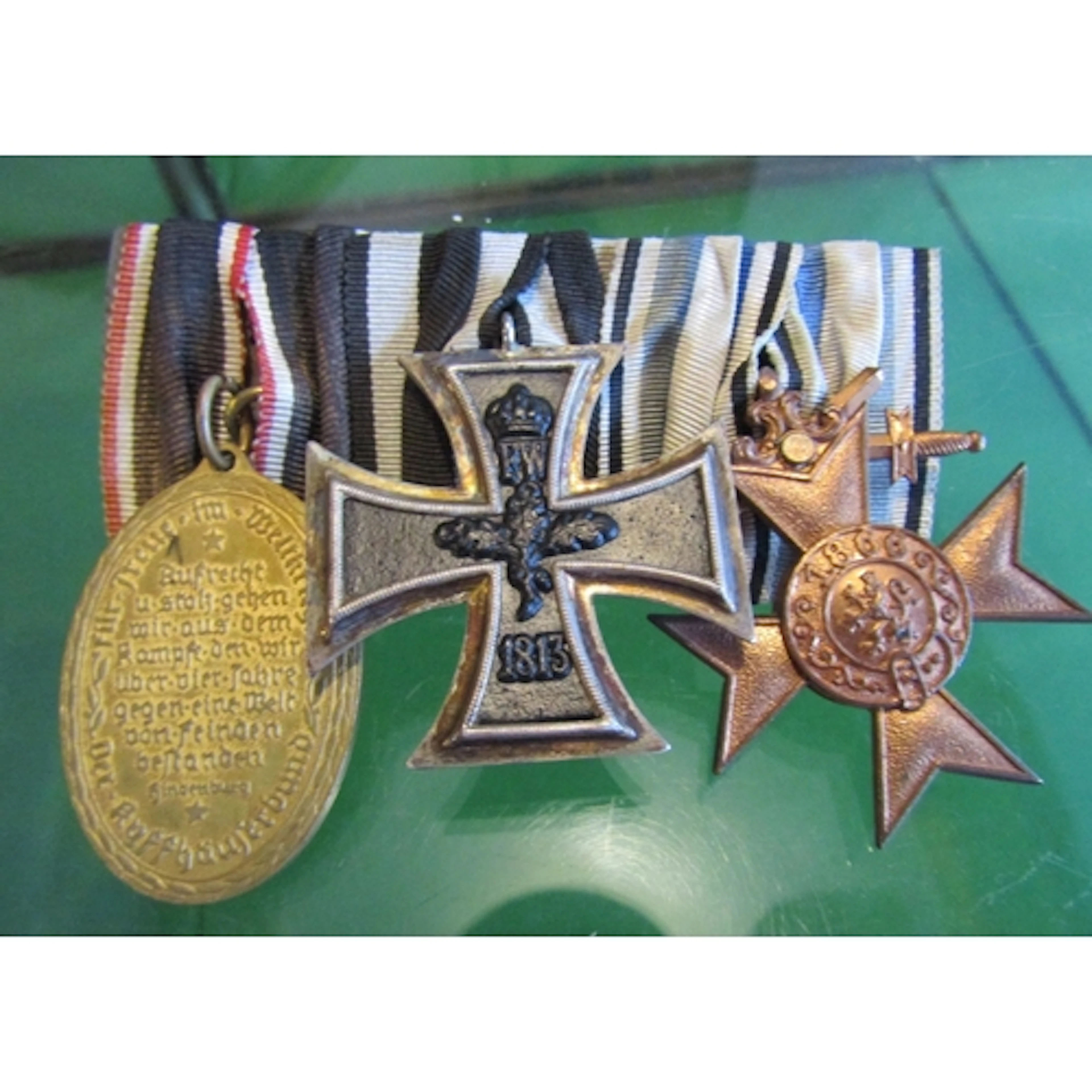 Three German Medals Including Iron Cross
