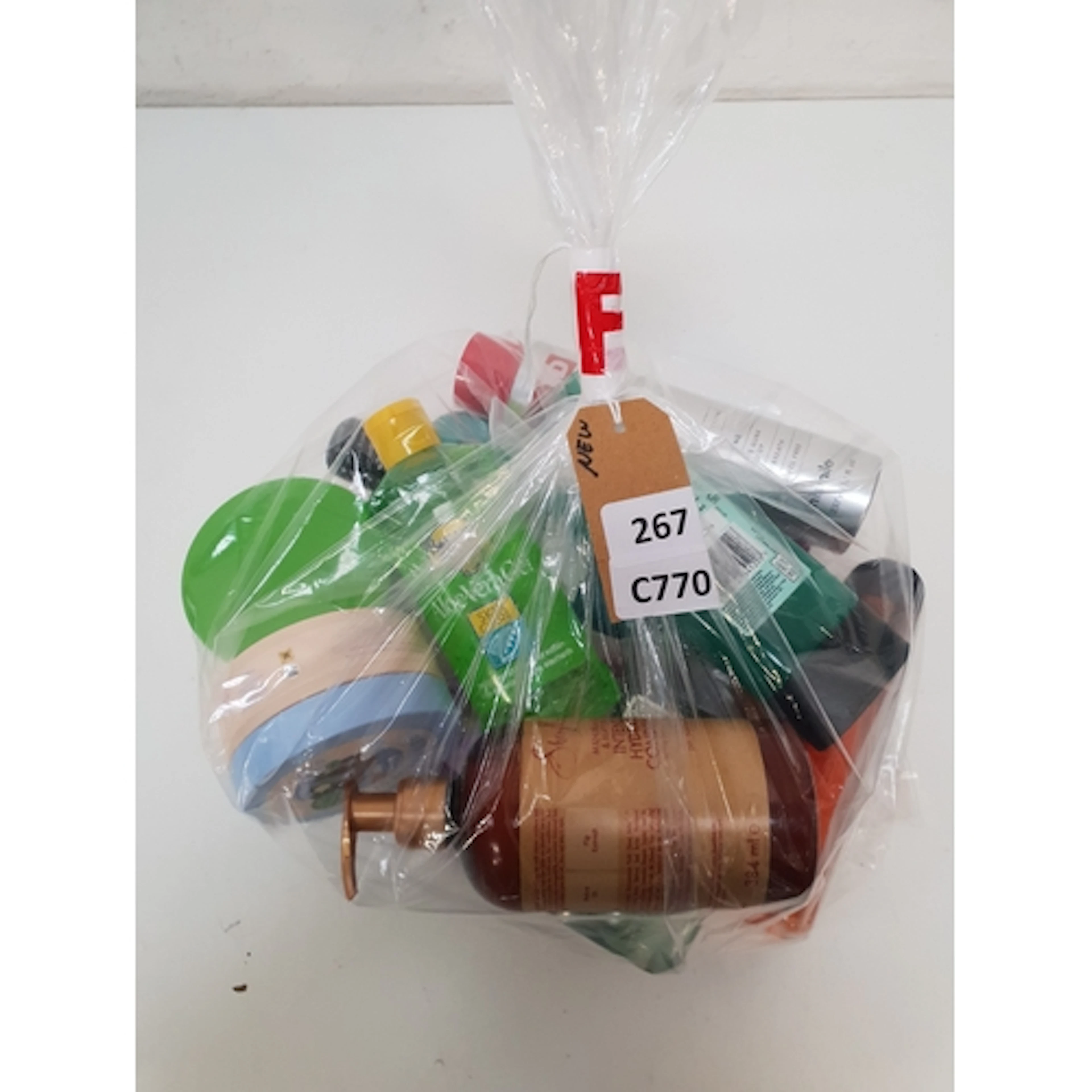 ONE BAG OF NEW AND USED COSMETICS including Nivea and L'Ore...