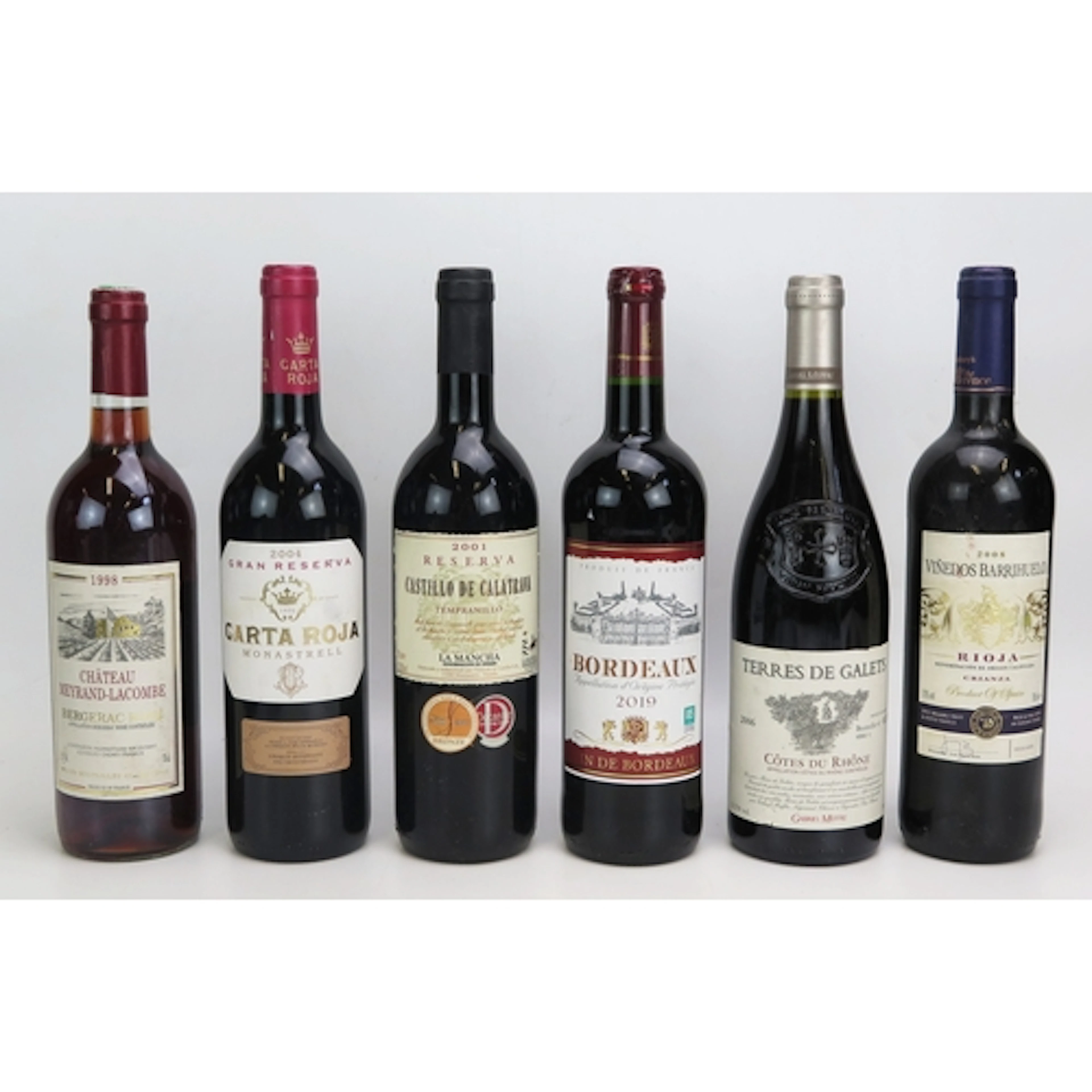 Selection of interesting red wines including 2006 Terres De ...