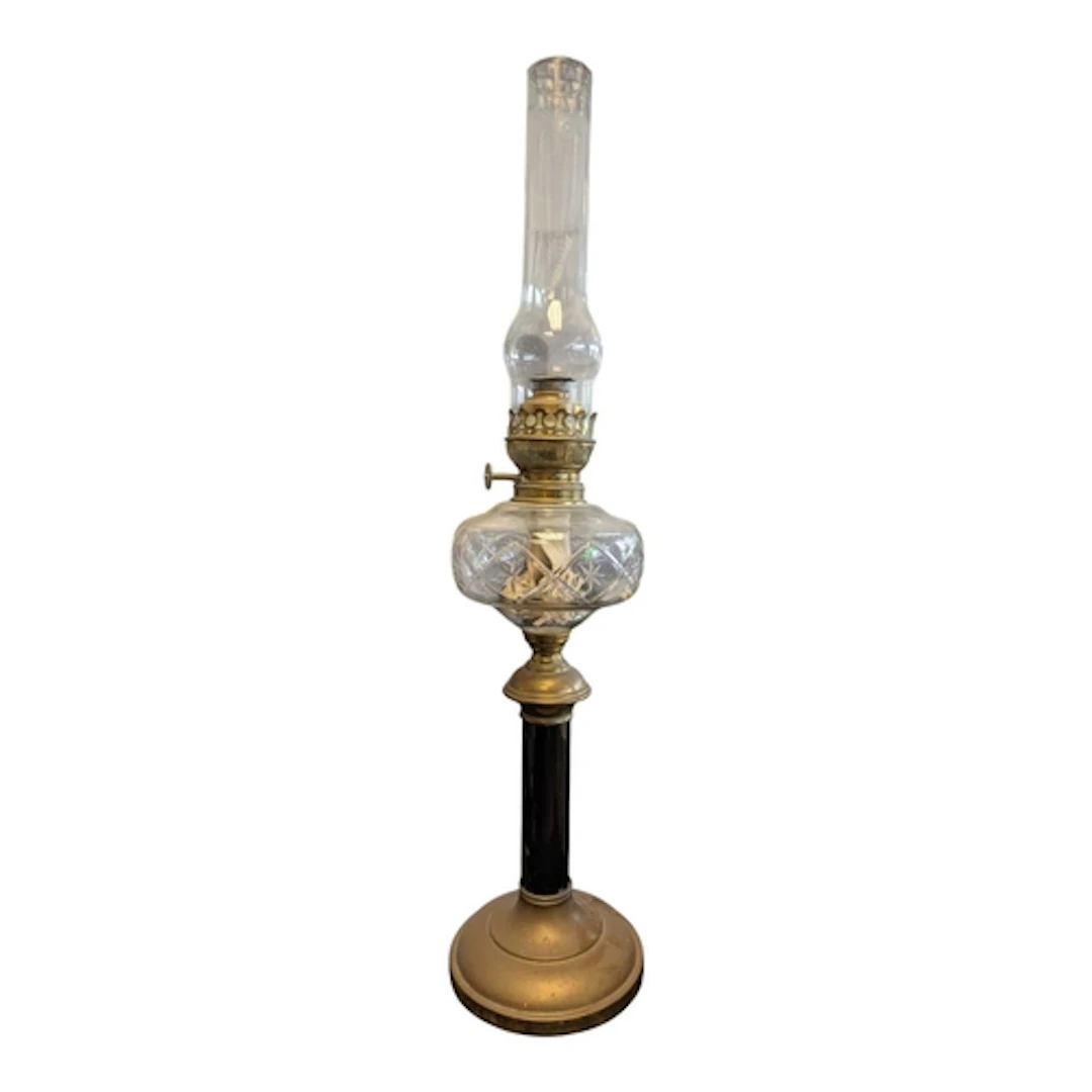 19th century Matador Brenner 20" Victorian brass and black g...