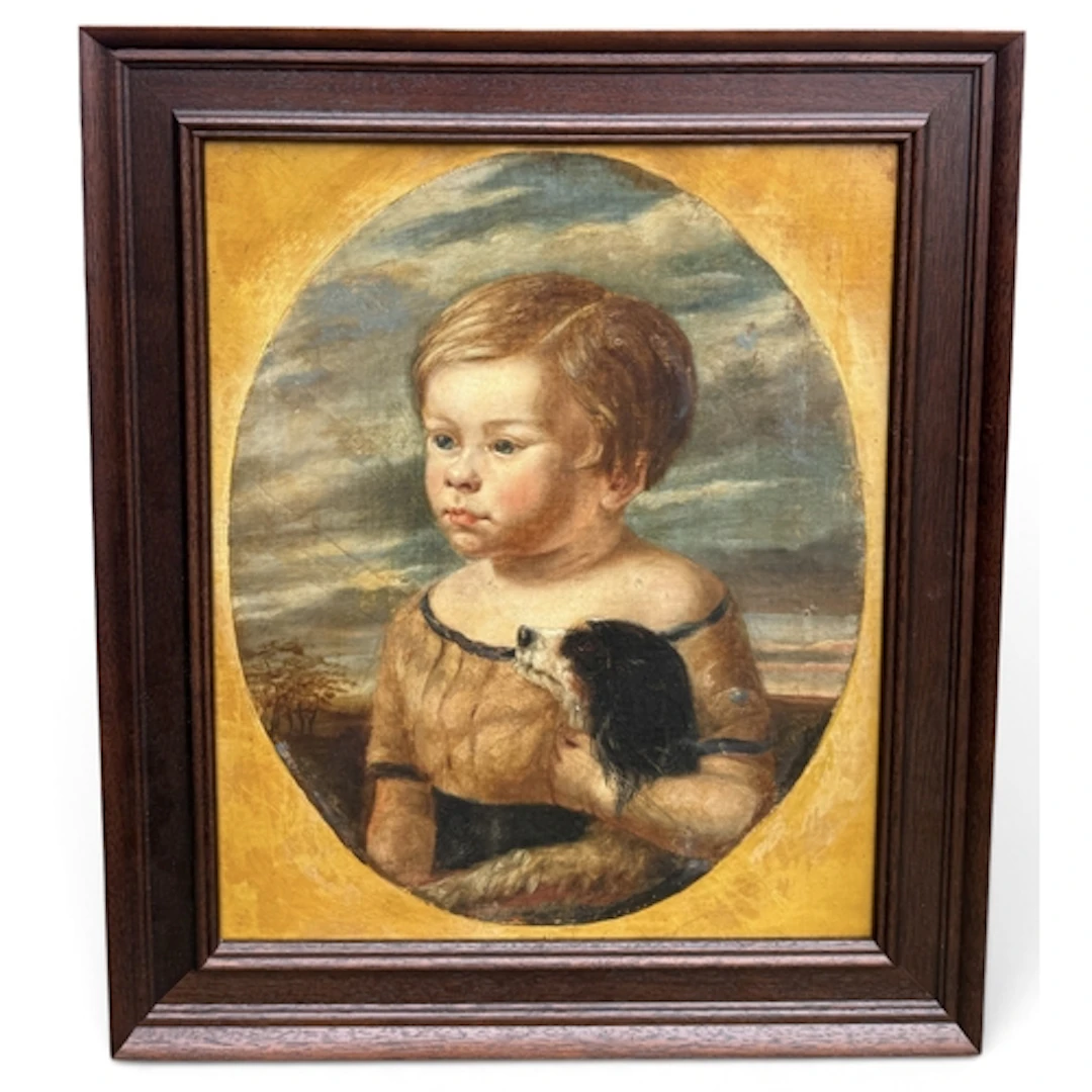 JOHN FLEMING (SCOTTISH, 1792-1845): 'MY GRANDDAUGHTER' Oil o...