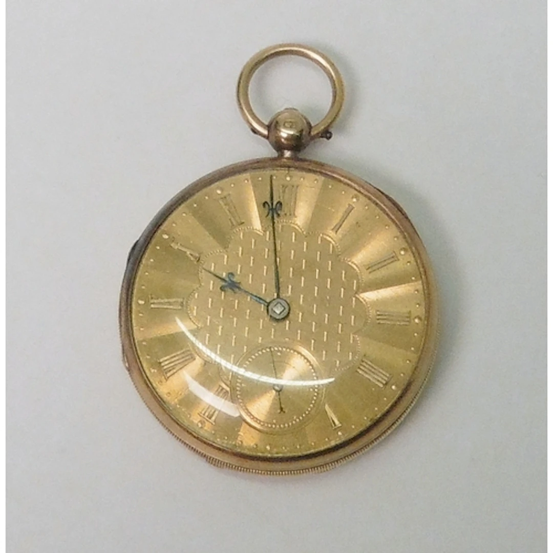An early Victorian pocket watch comprising an unsigned Engli...