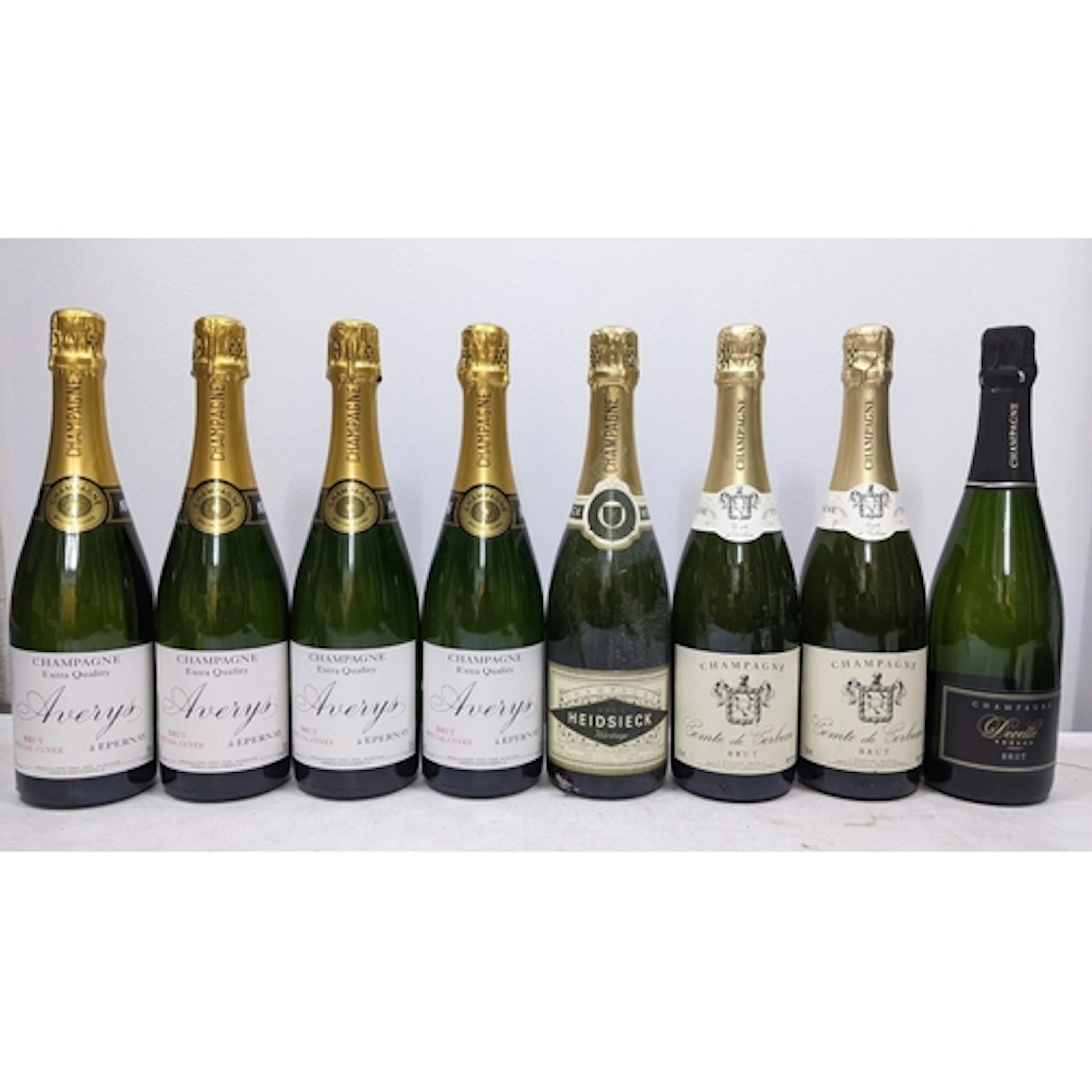 Eight bottles of assorted Champagne comprising: - Four bottl...