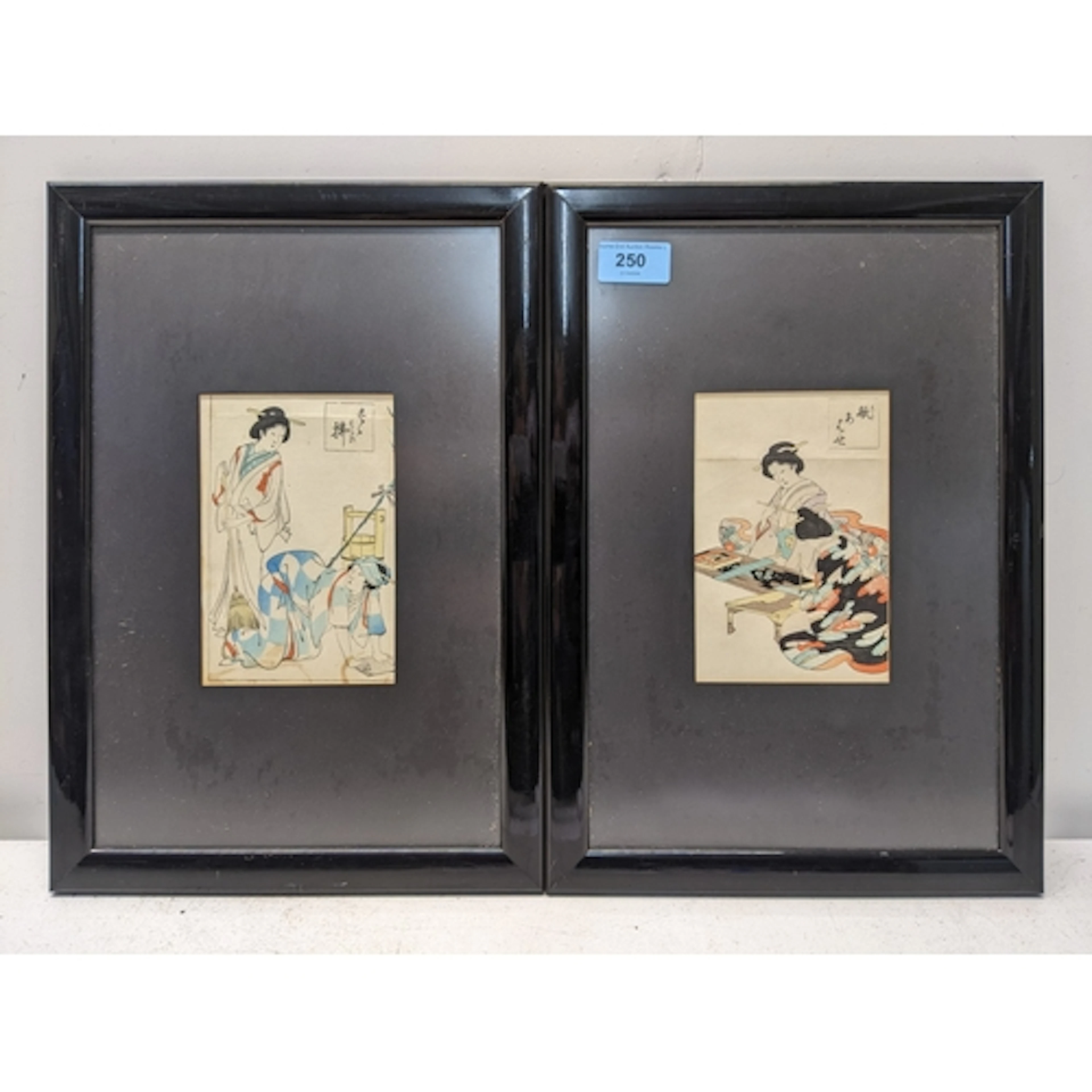 Attributed to Kitagawa Utamoro (1753-1806) - two ukiyo-e woo...