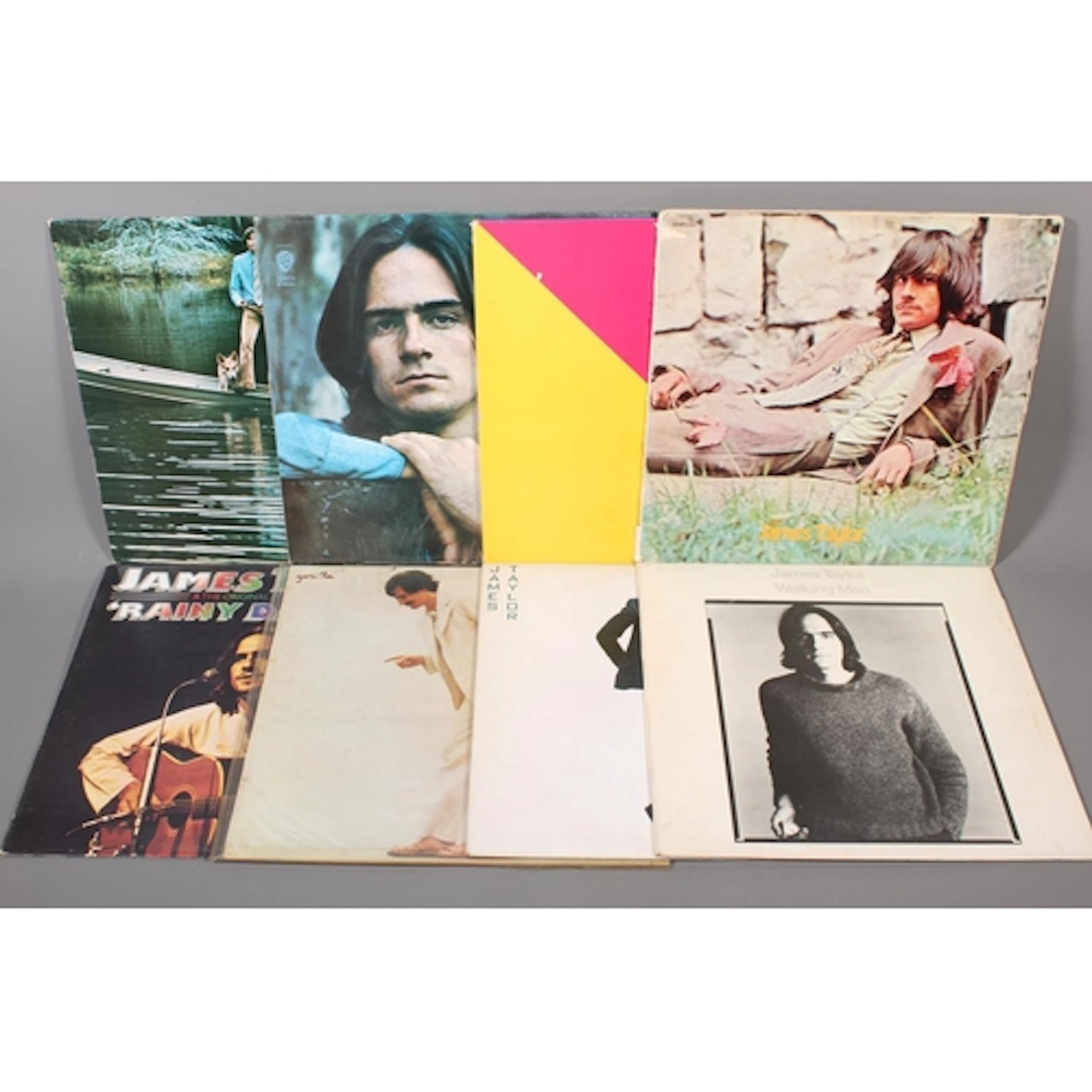 James Taylor vinyl records to include One Man Dog, Walking M...