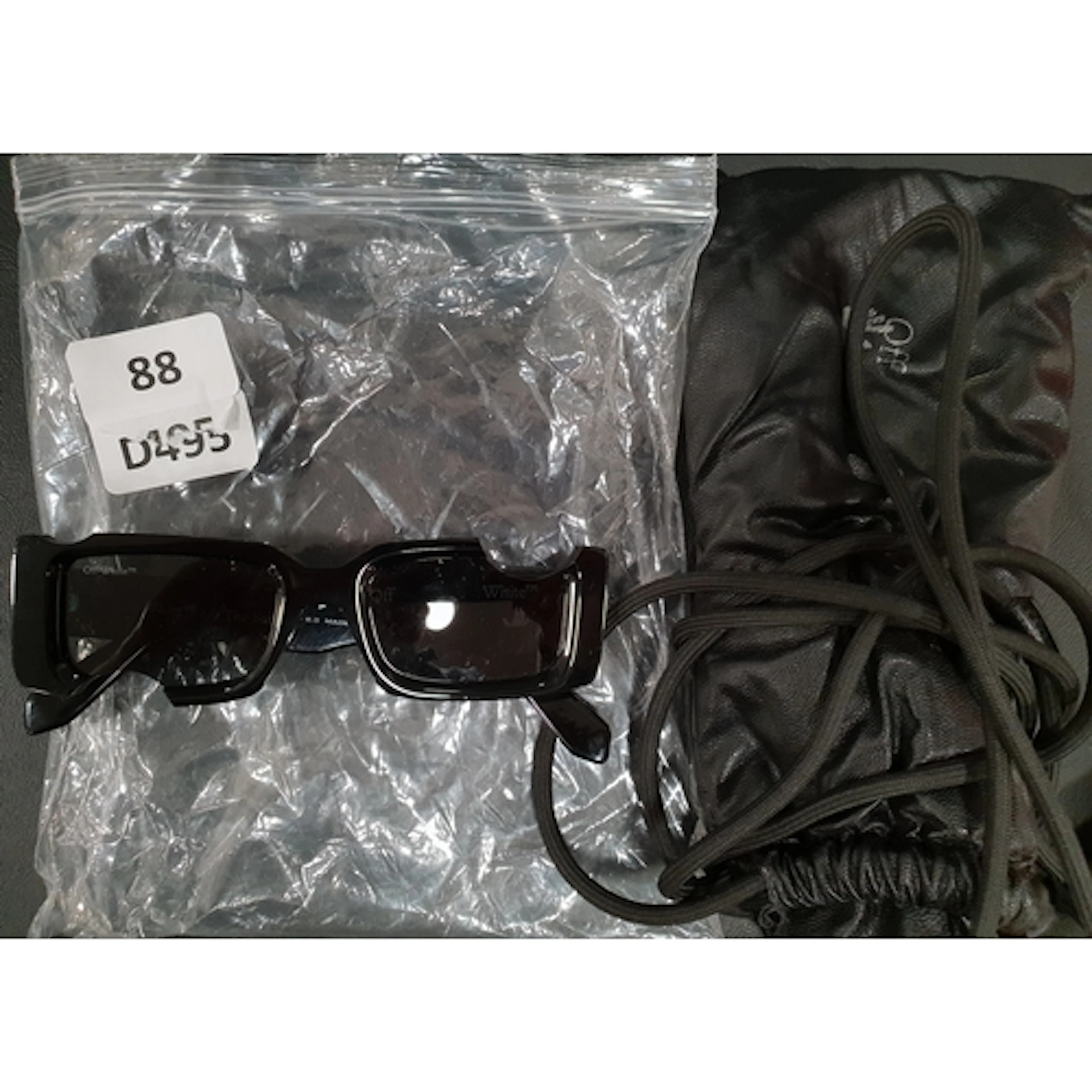 PAIR OF OFF WHITE SUNGLASSES model OW40005U, with case