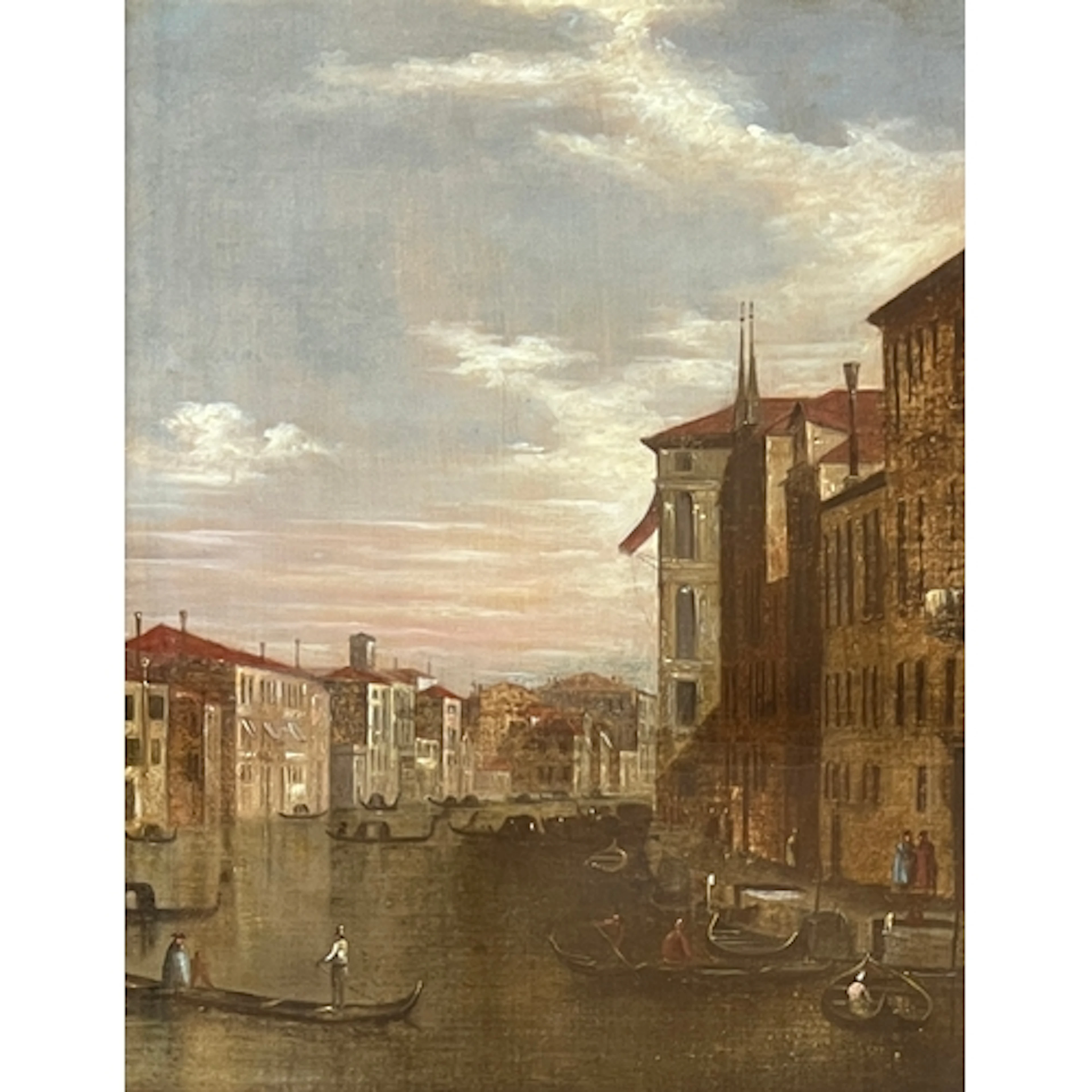 Follower of Canaletto, The Grand Canal in Venice from Palazz...