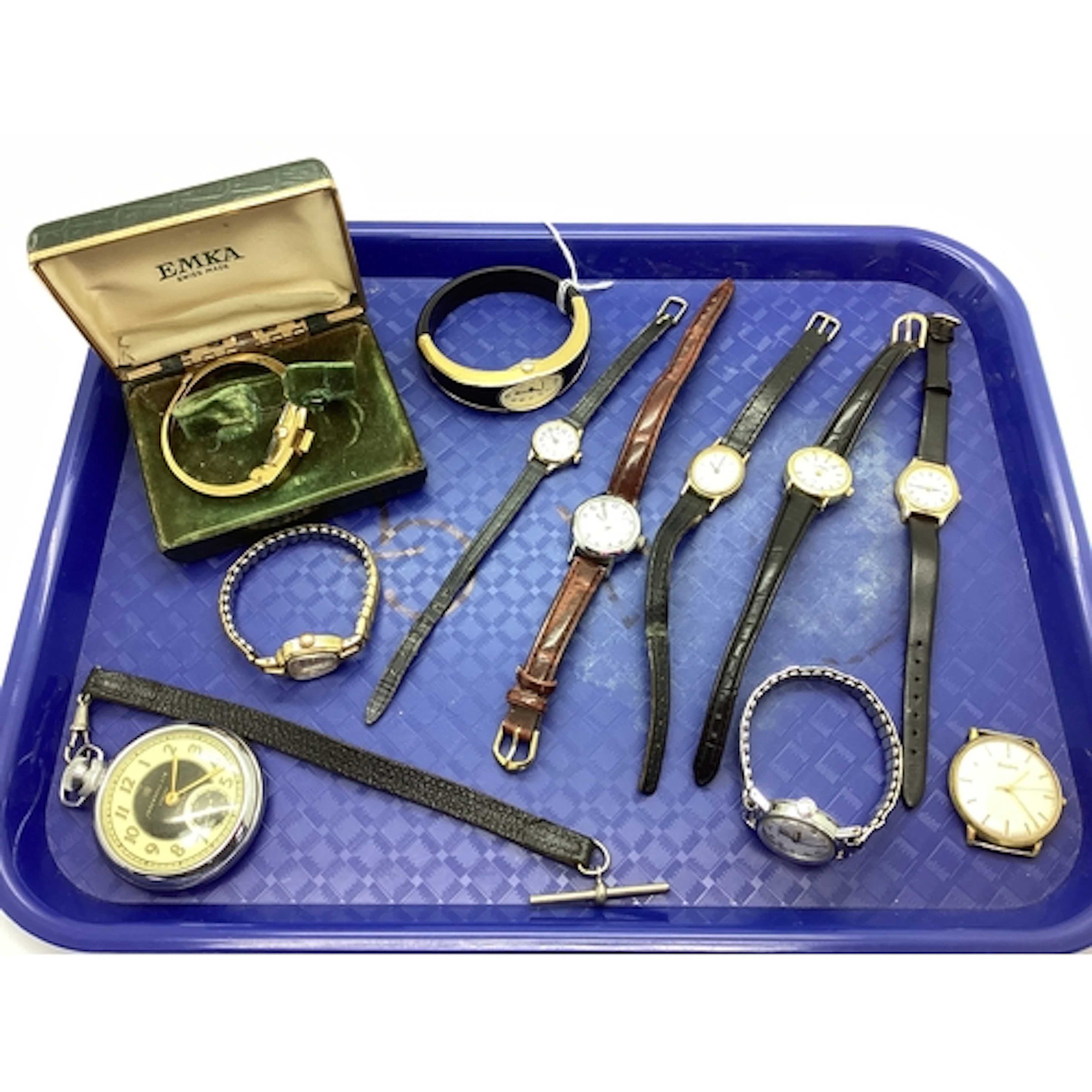 Emka Vintage Ladies Bangle Watch, in original box, together ...