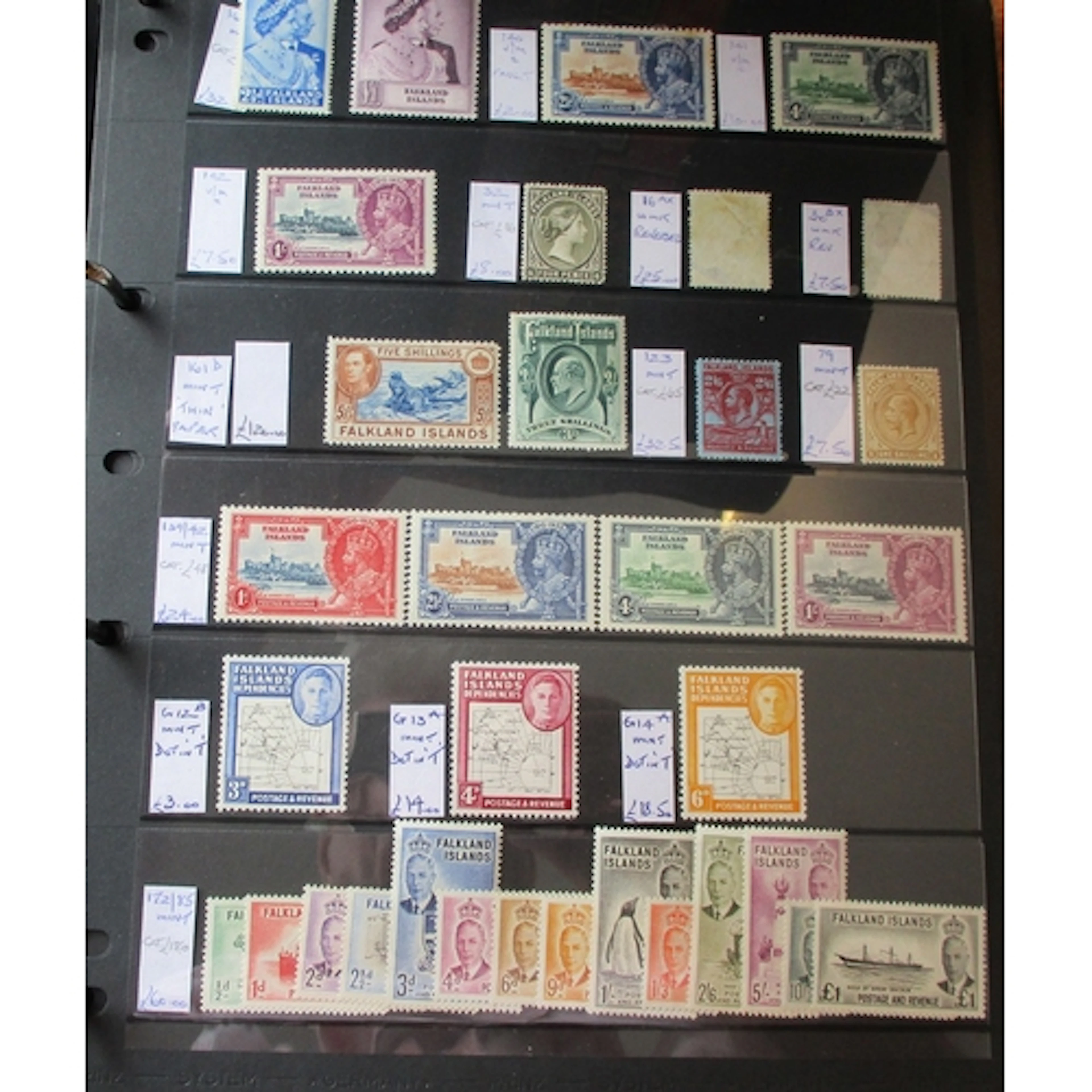 BC, M/U coln in 2 ringbinders, incl Ascension 1922 ovptd mar...