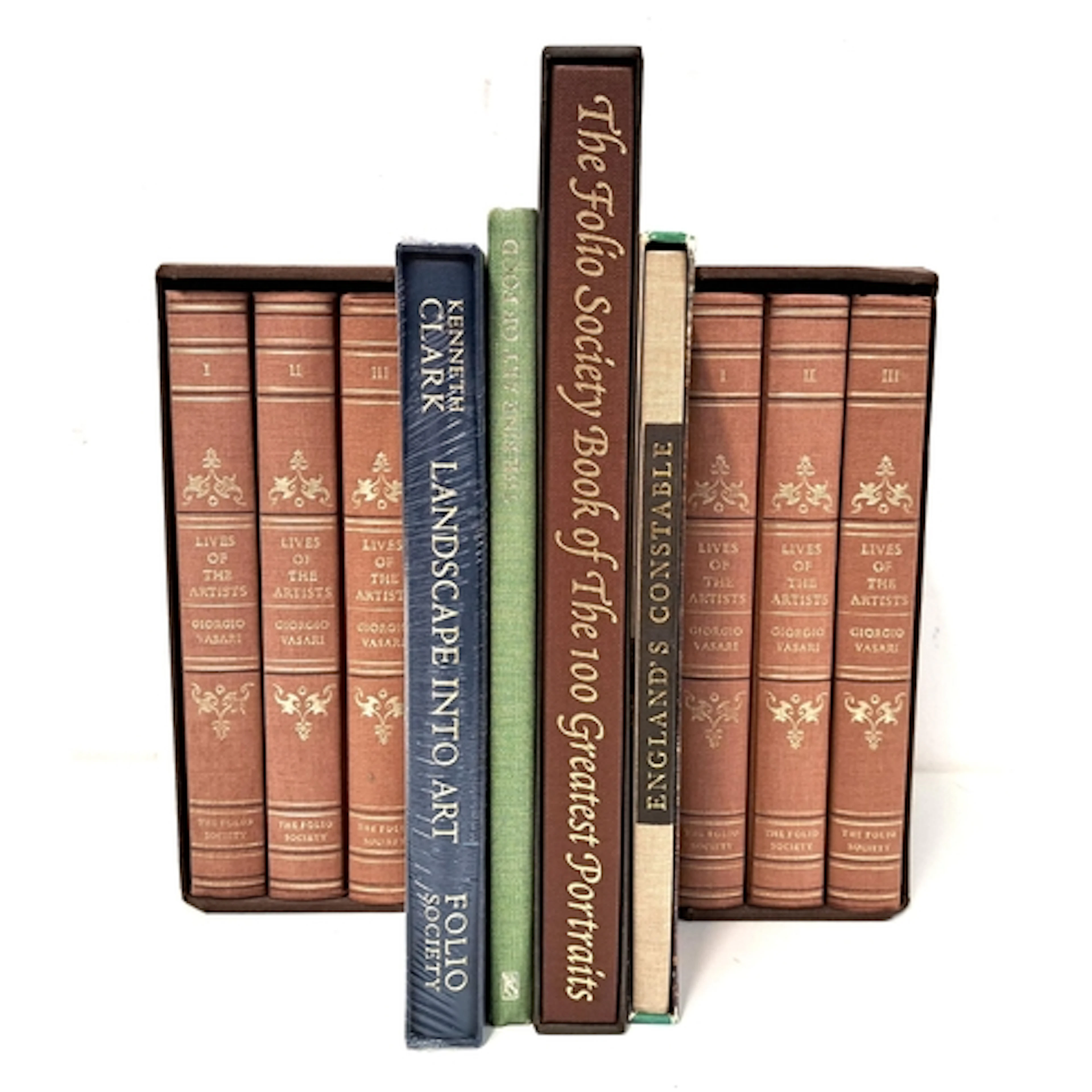 FOLIO SOCIETY ART RELATED BOOKS comprising 'Landscapes into...