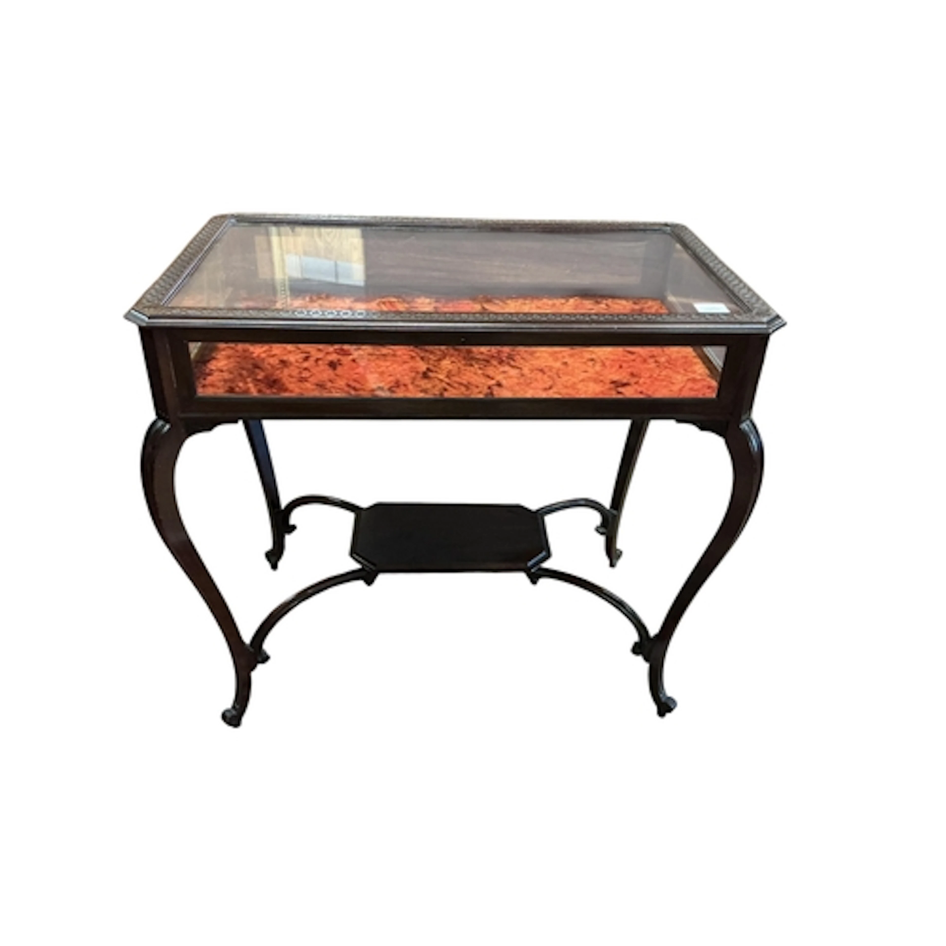 A Victorian Chippendale revival mahogany bijouterie table, w...