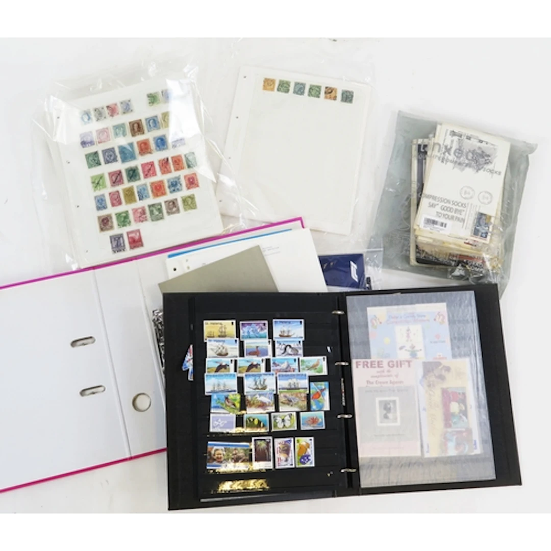 A selection of Victorian and later GB and World stamps