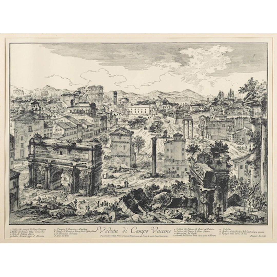 After Giovanni Battista Piranesi (Italian, 1720-1778) - 'Ved...