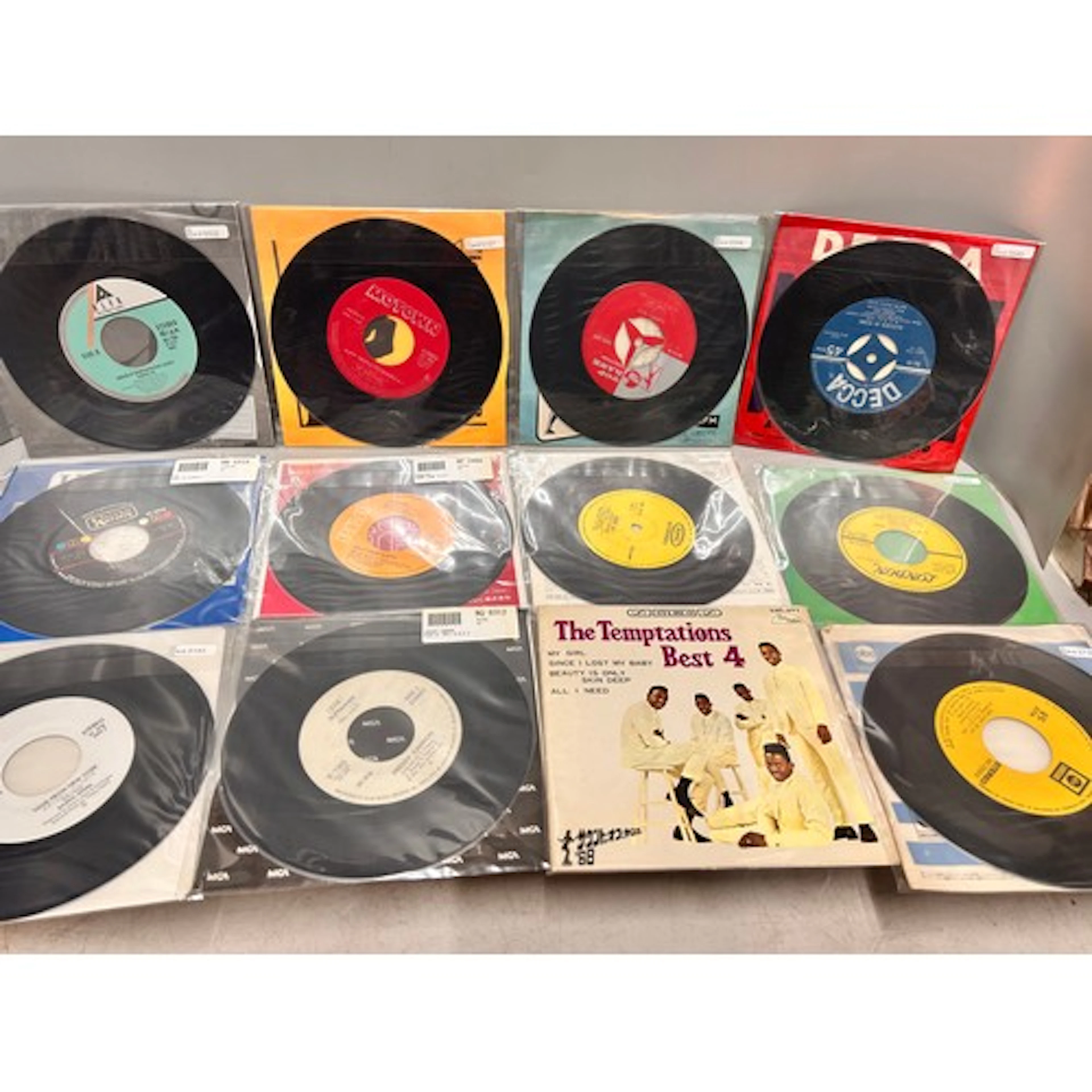 Collection of vinyl 45rpm singles, all Japanese pressings, t...