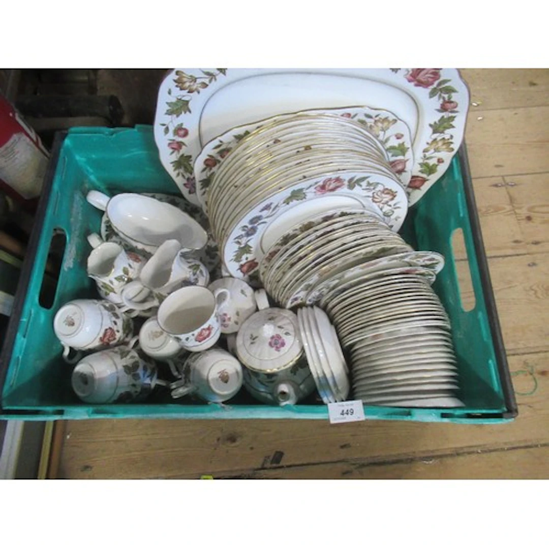 A collection of Royal Worcester Virginia pattern