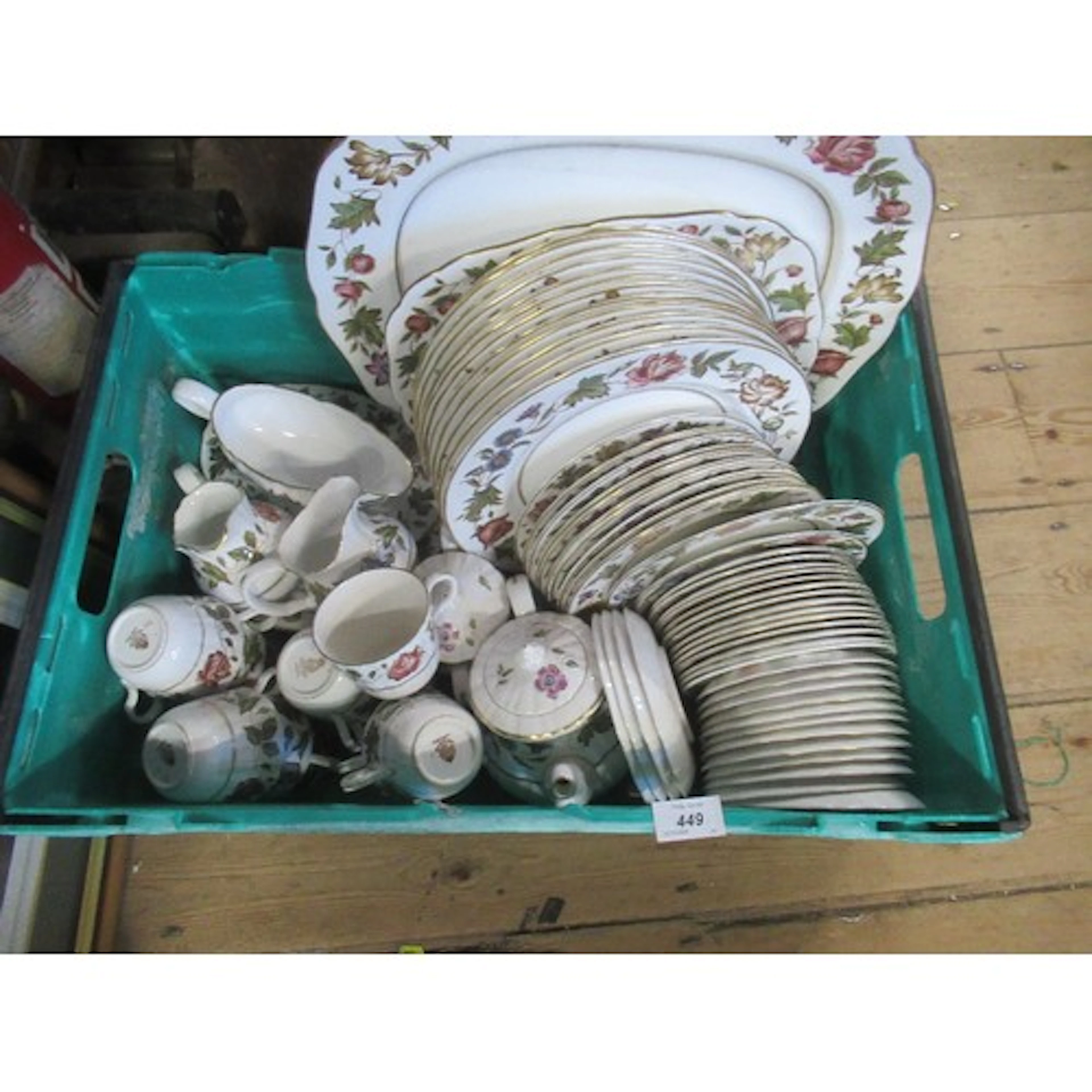A collection of Royal Worcester Virginia pattern