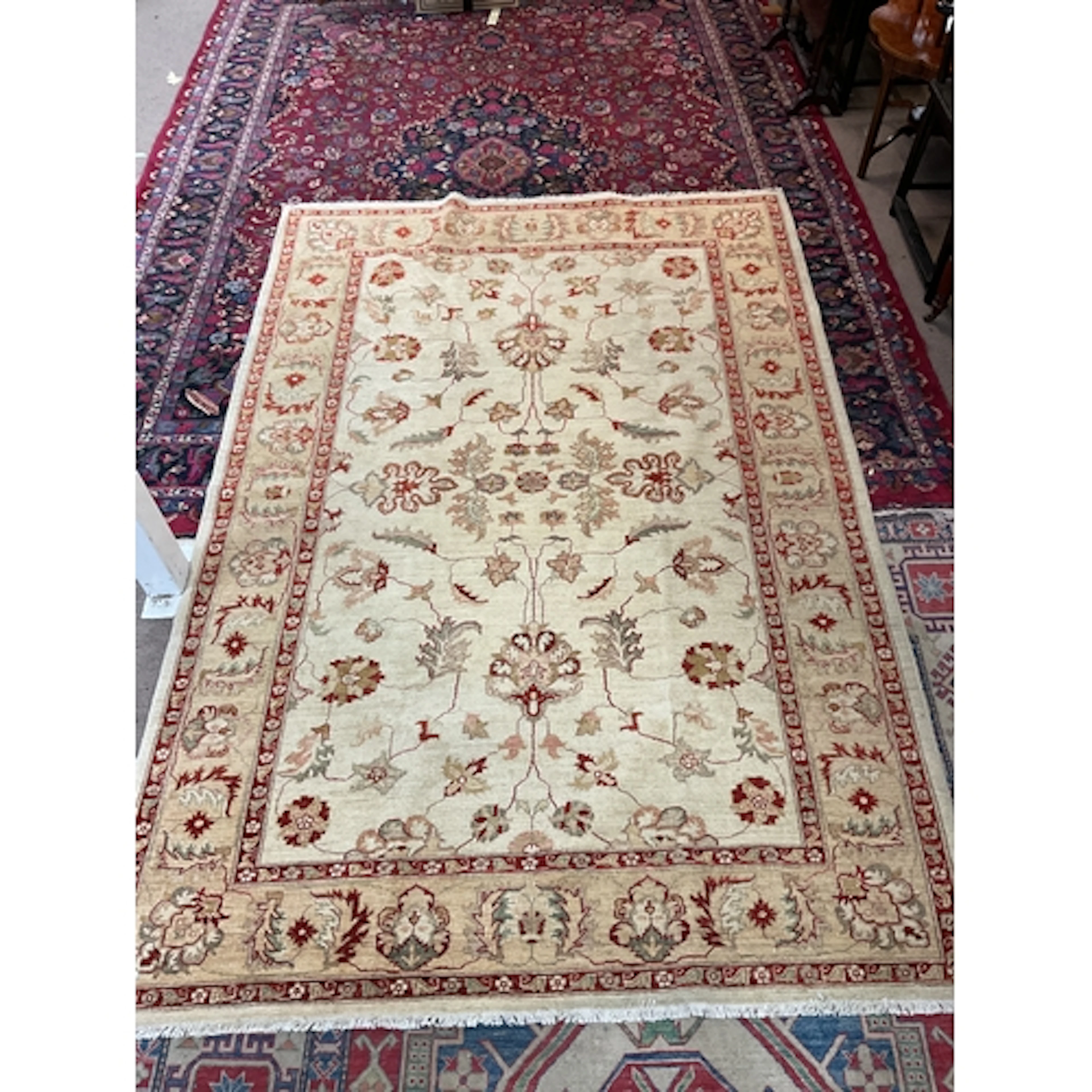 Nice clean rug in autumnal colours 190 cm x 290 cm&nbs...