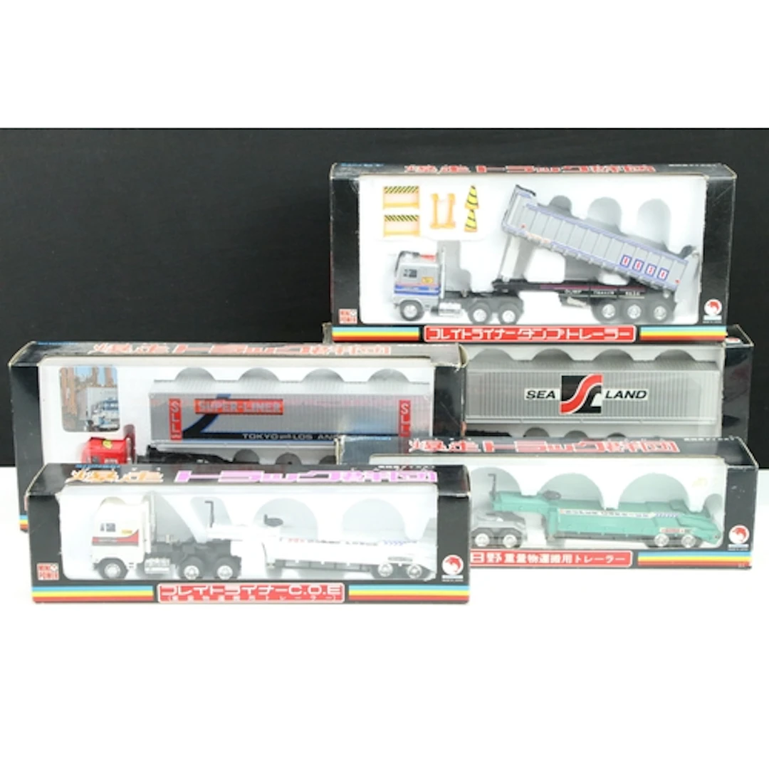 Five boxed Shinsei haulage diecast models to include 634, 63...