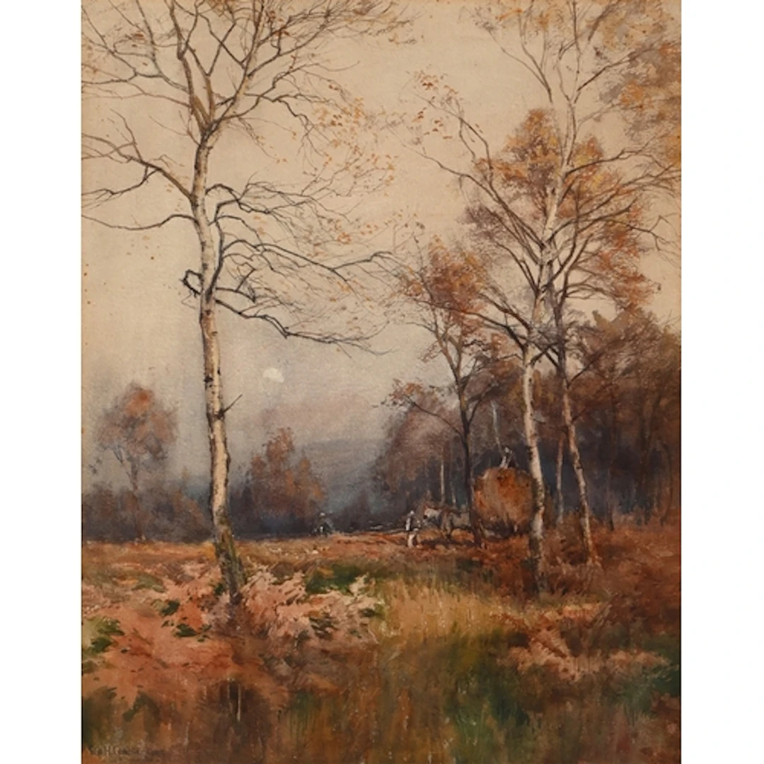 George Hamilton Constantine (1878–1967) - Silver Birch Trees...