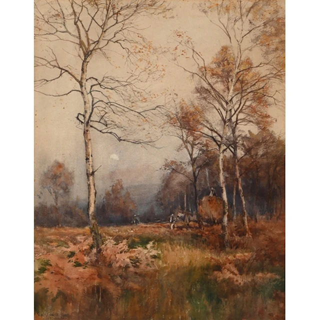George Hamilton Constantine (1878–1967) - Silver Birch Trees...