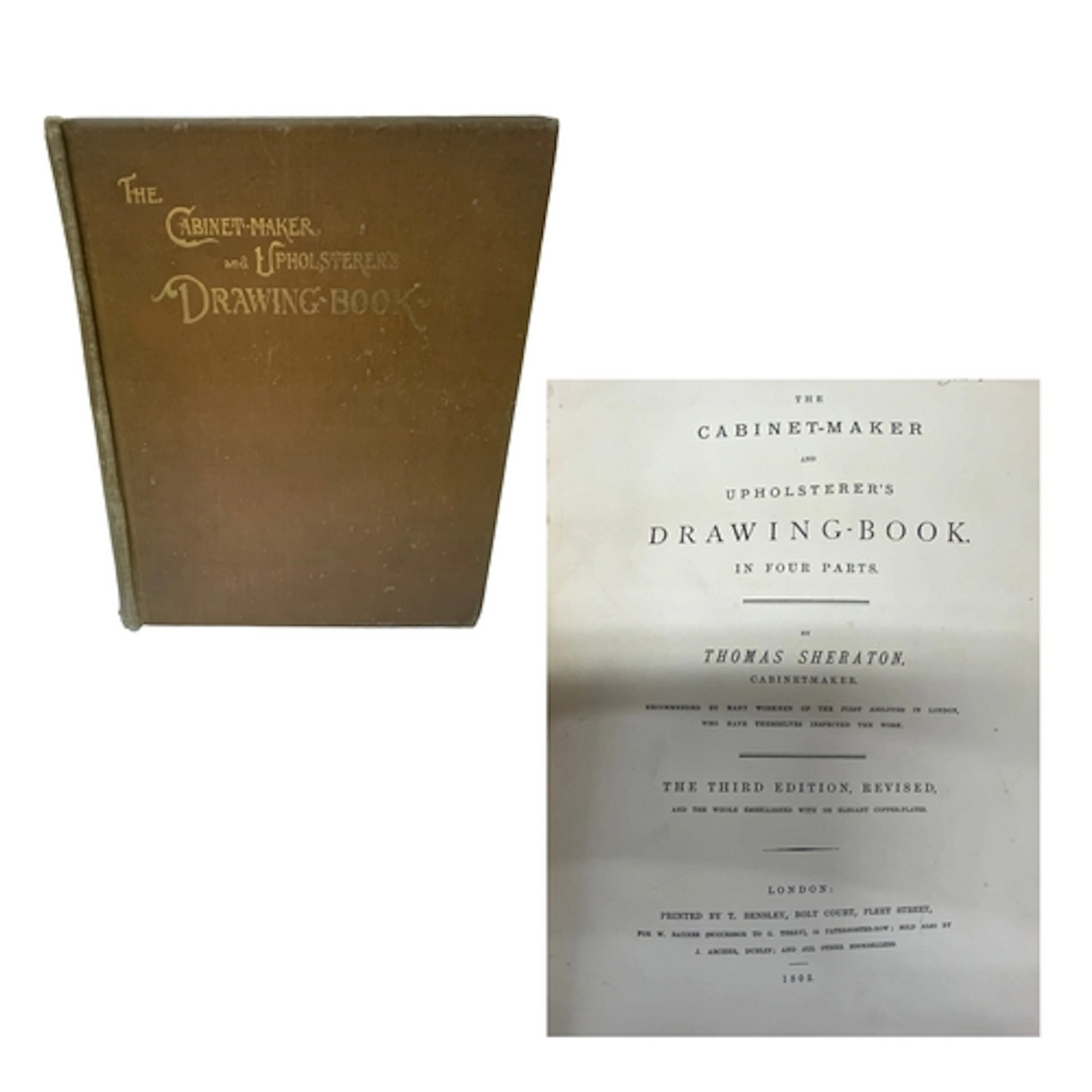 The Cabinet Maker and Upholsterers Drawing book, Thomas Sher...