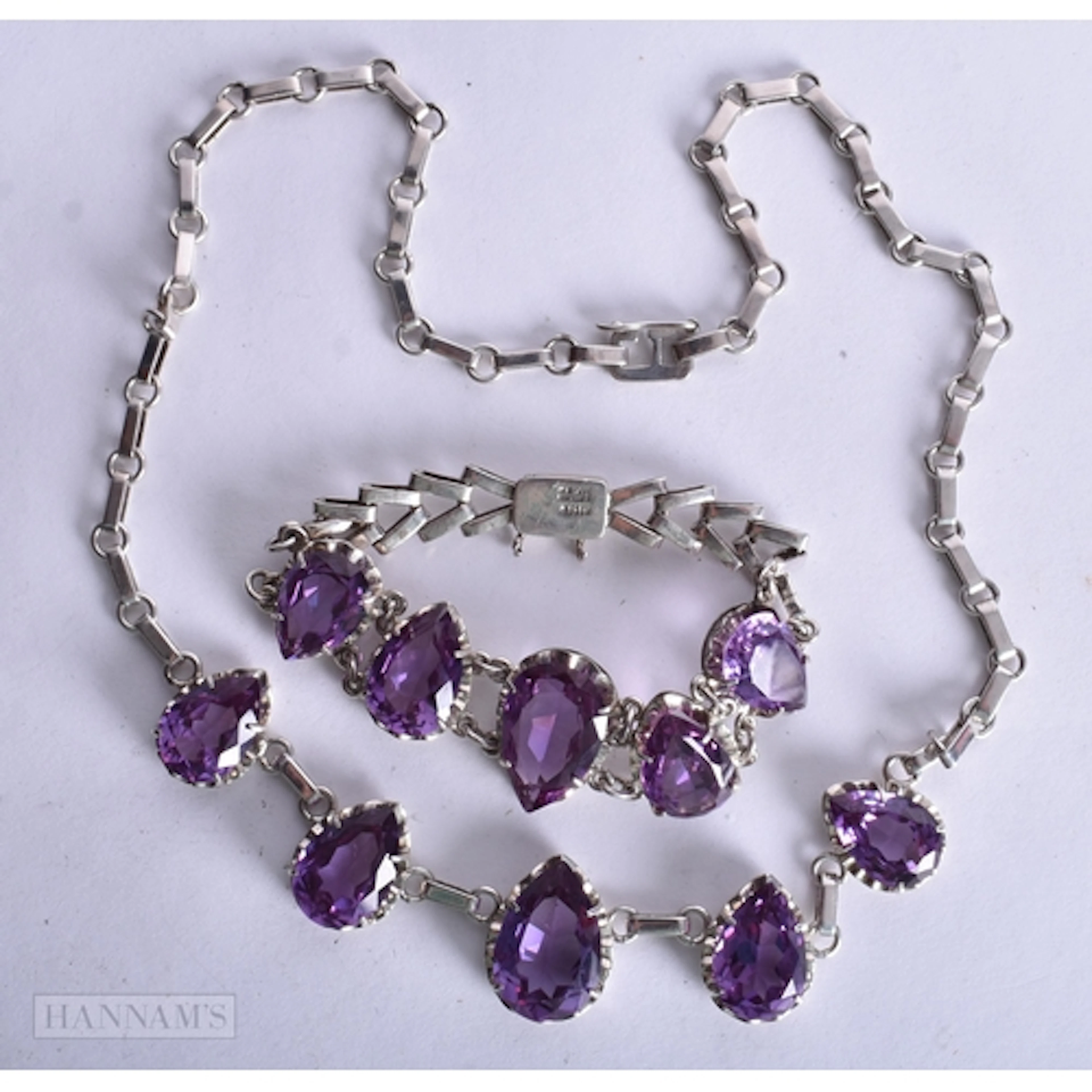 Sterling Silver Simulated Colour Change Sapphire Jewellery S...