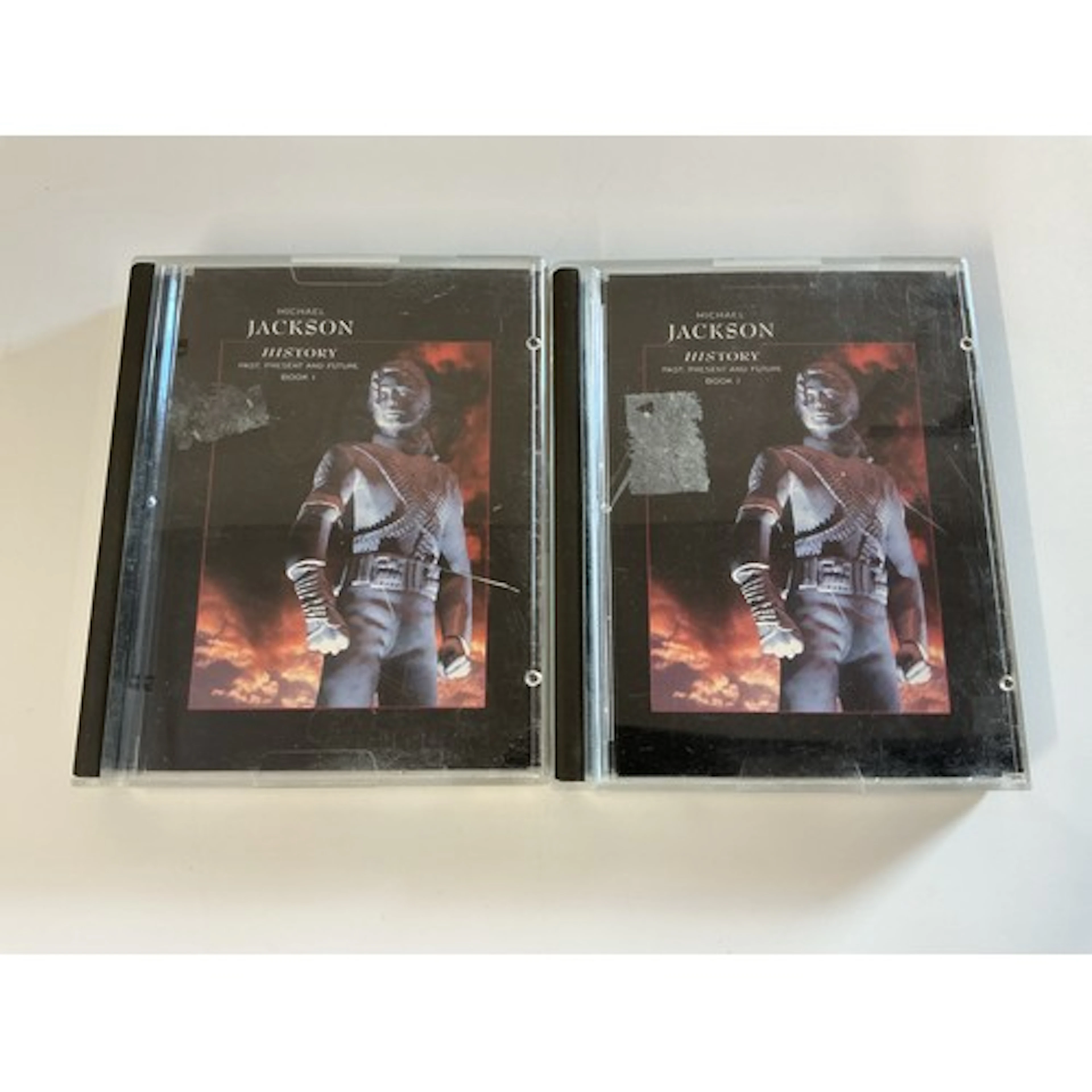 A two minidisc set of History by Michael Jackson.