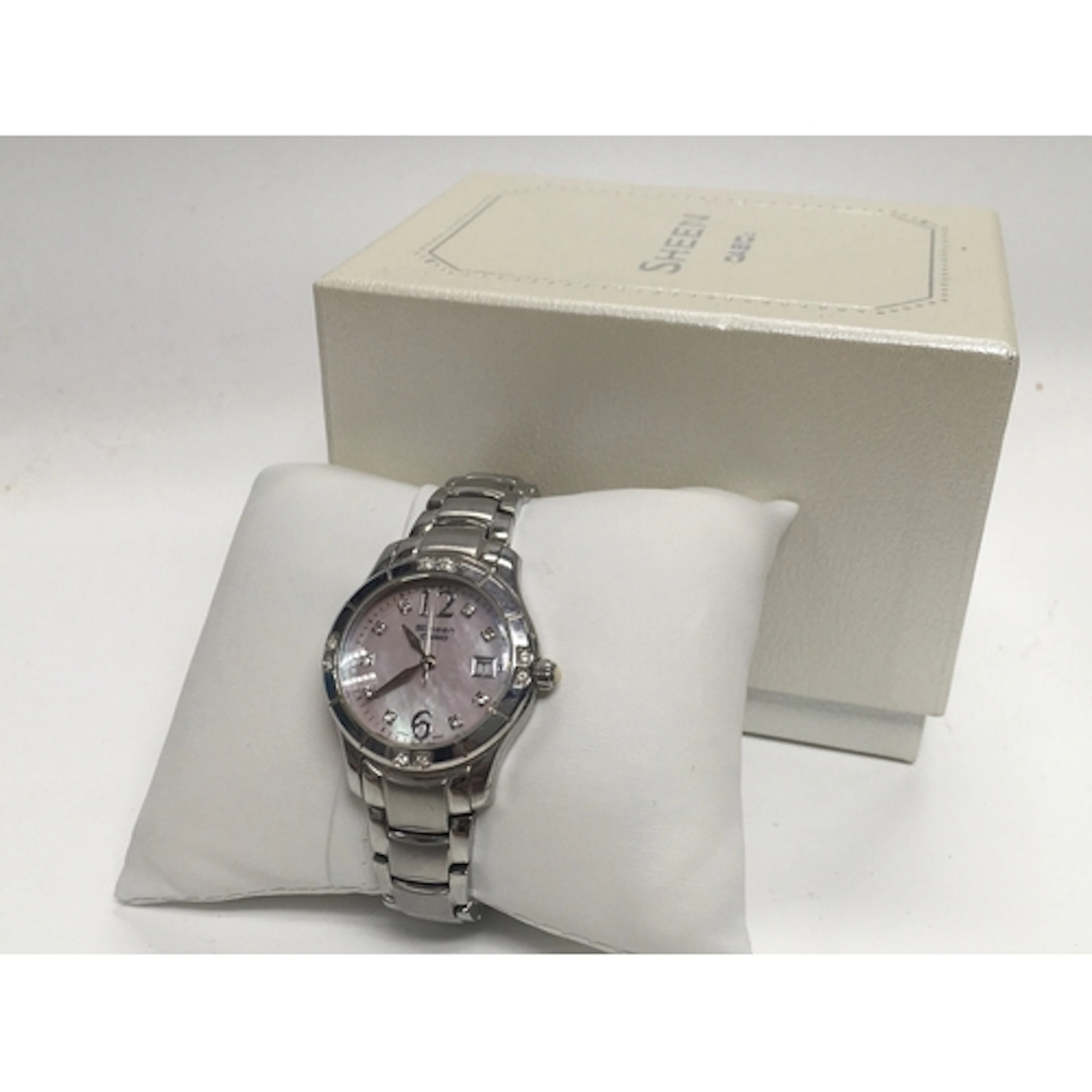 A ladies sheen casio watch. NO RESERVE
