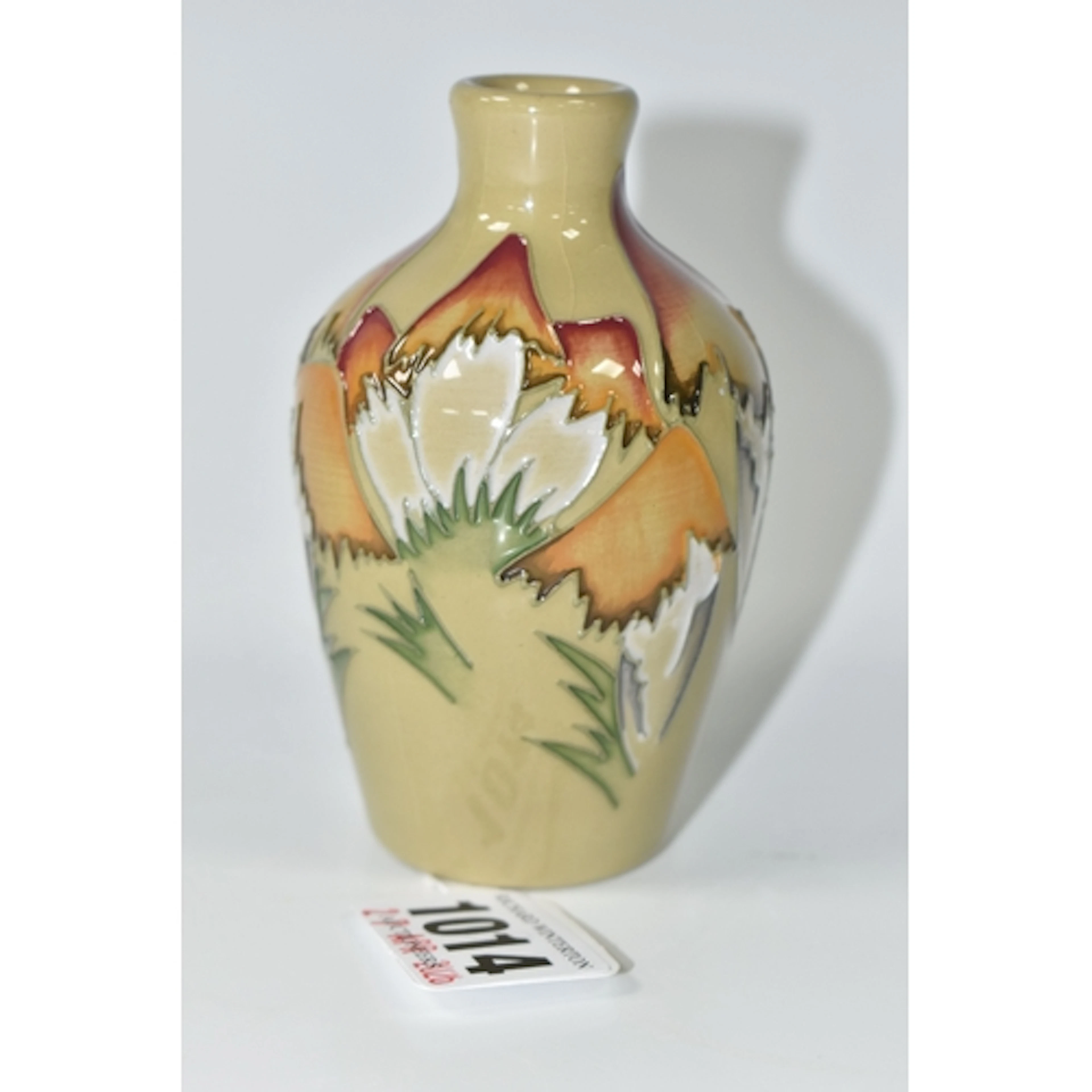A MOORCROFT POTTERY 'MAGICAL TOADSTOOL' VASE, of baluster fo...