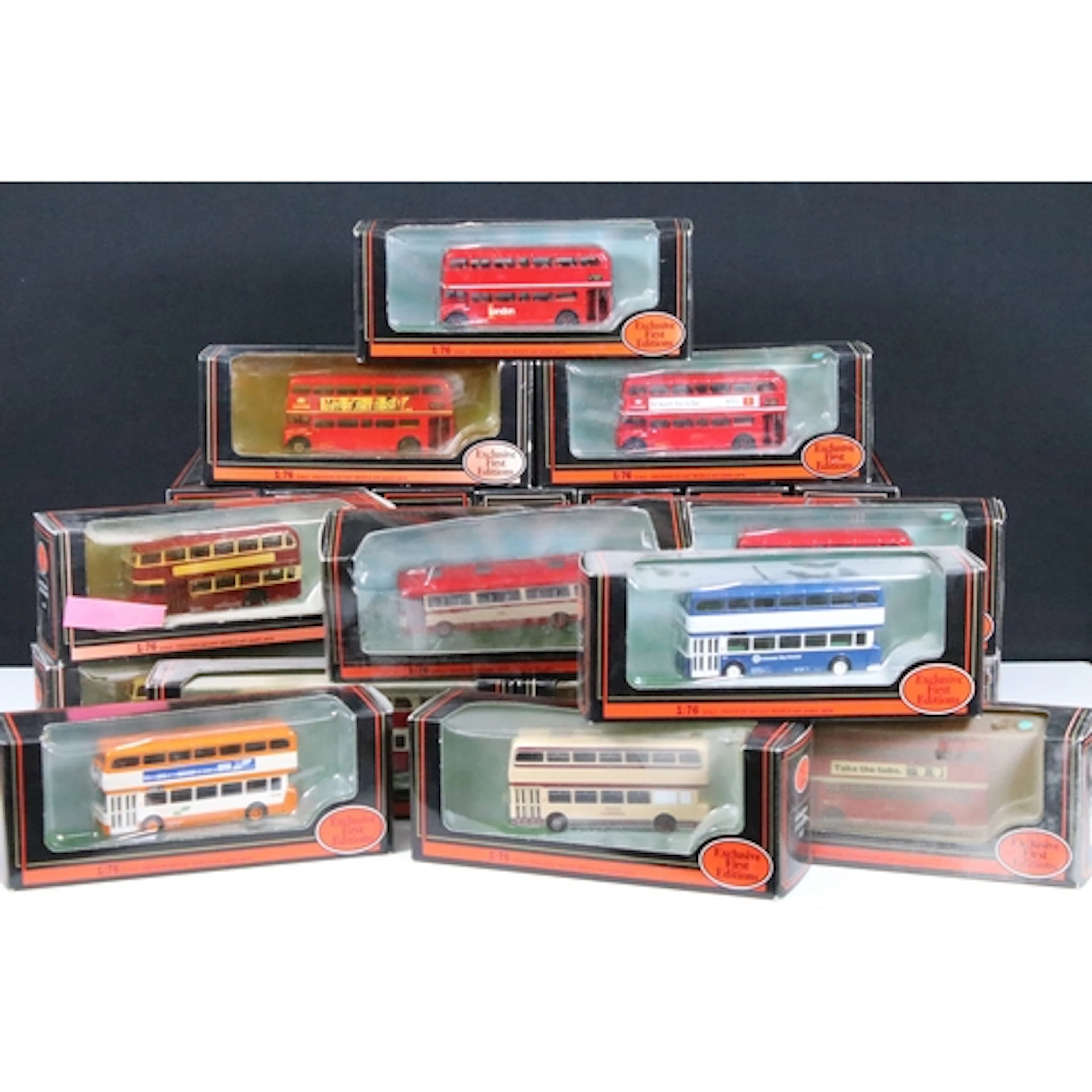 29 Boxed EFE Exclusive First Editions diecast model buses to...