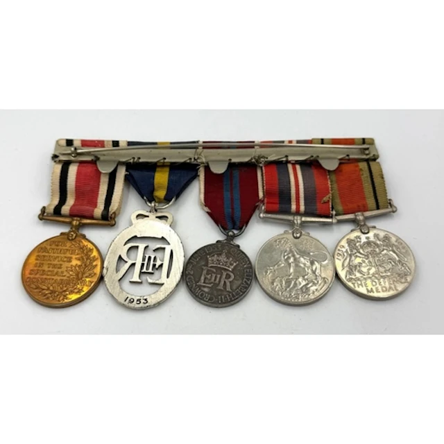 Medal Bar to include@ 1939-45 War Medal, Defence Medal, The ...