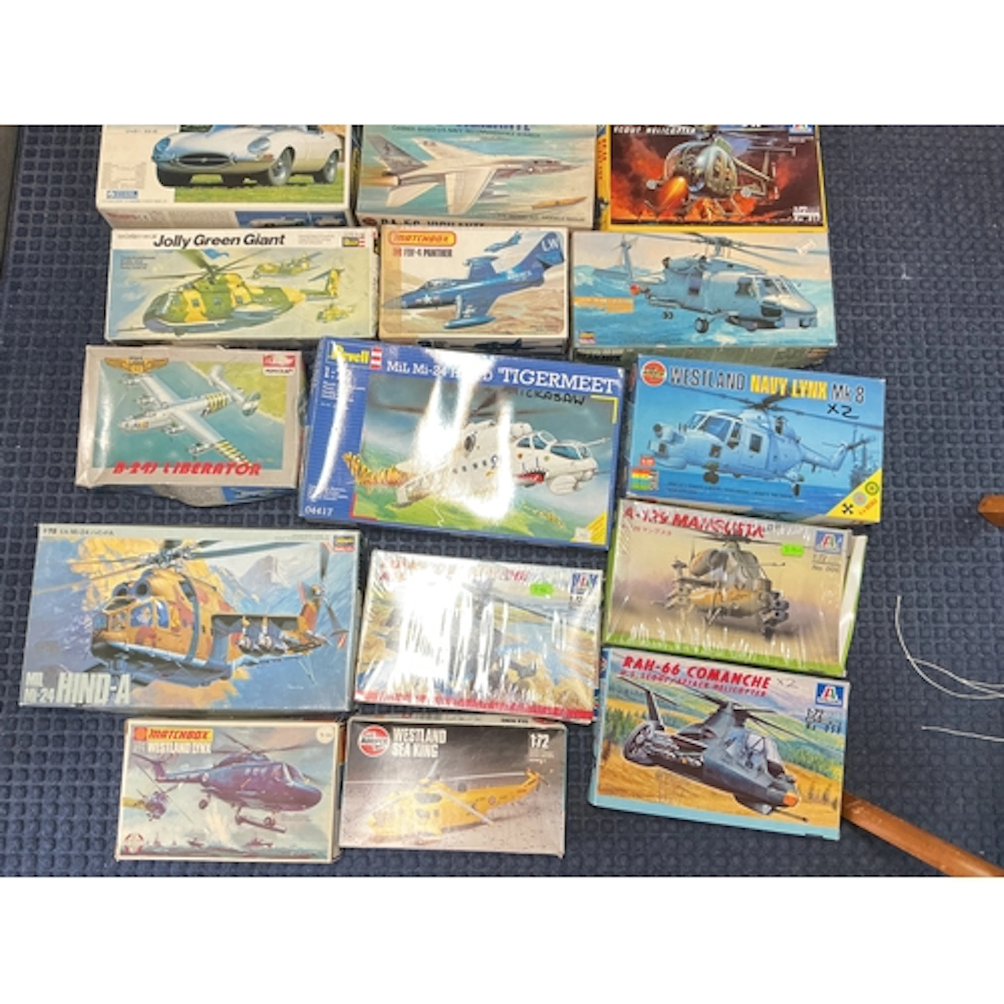 A Collection Of Plastic Model Kits Including Revell, Matchbo...