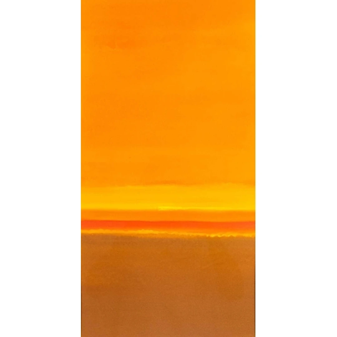 § John MILLER (1931-2002) Beach Sunrise Gouache, stamp sign...