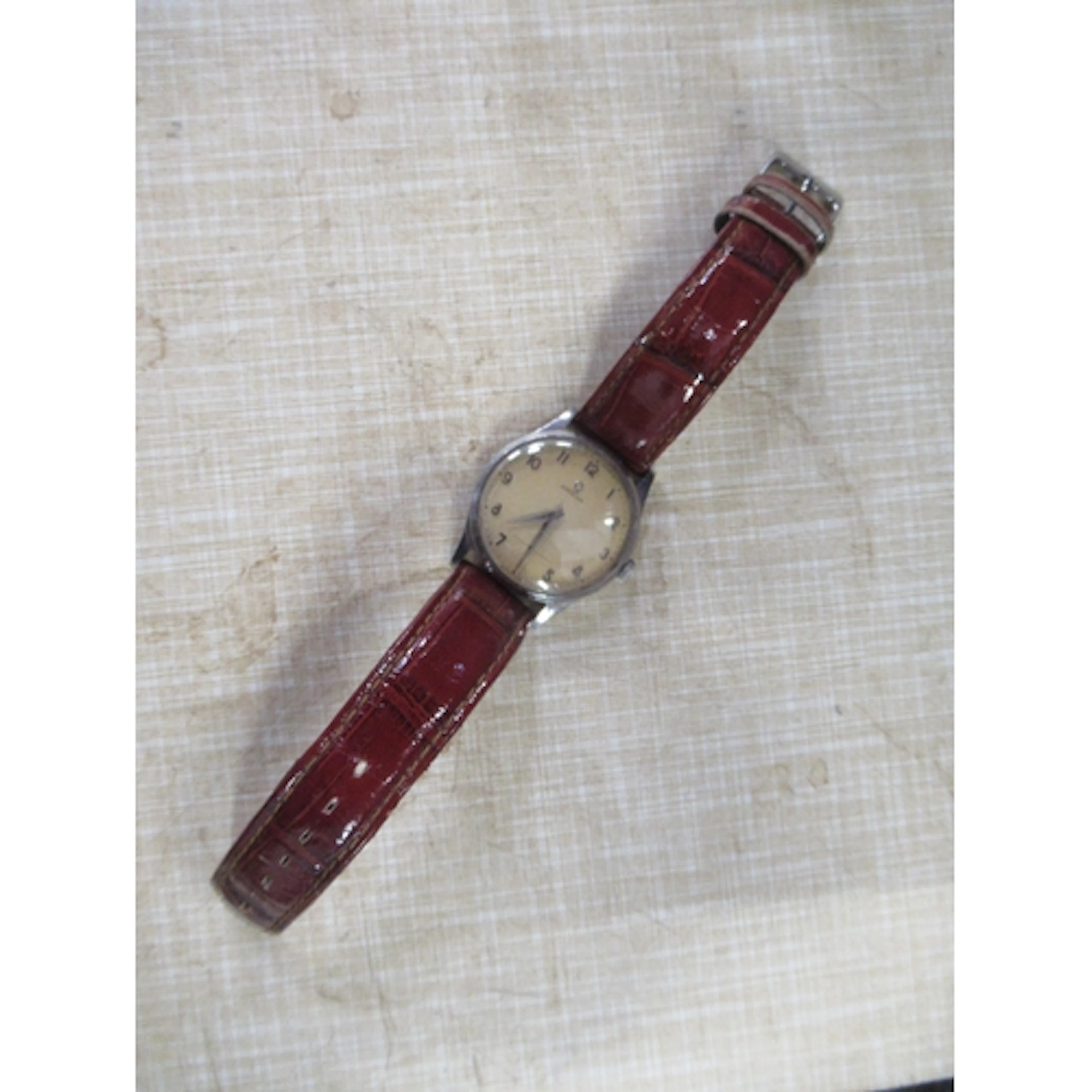 An Omega wrist watch