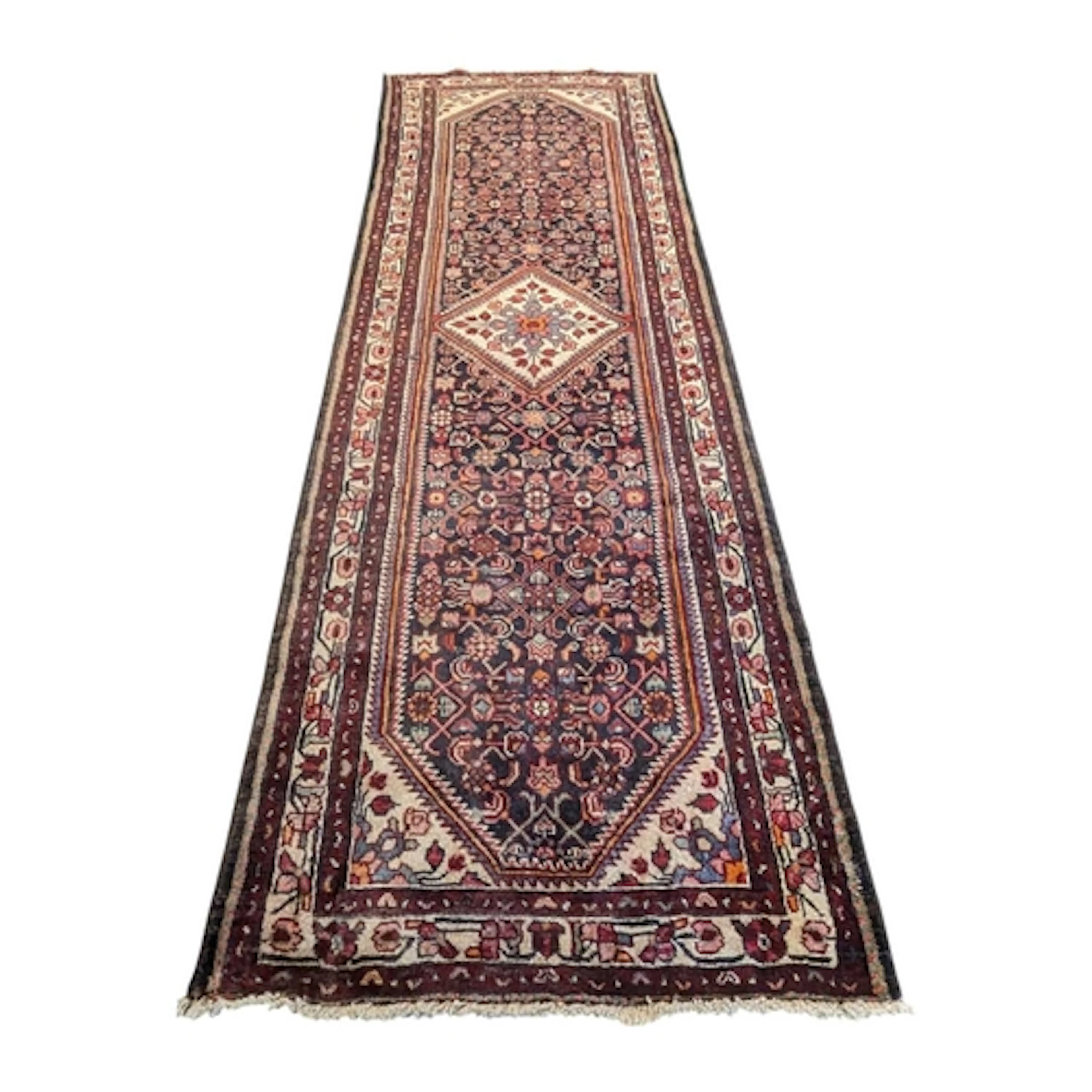 A vintage 20th century North West Persian Mahal runner rug. ...