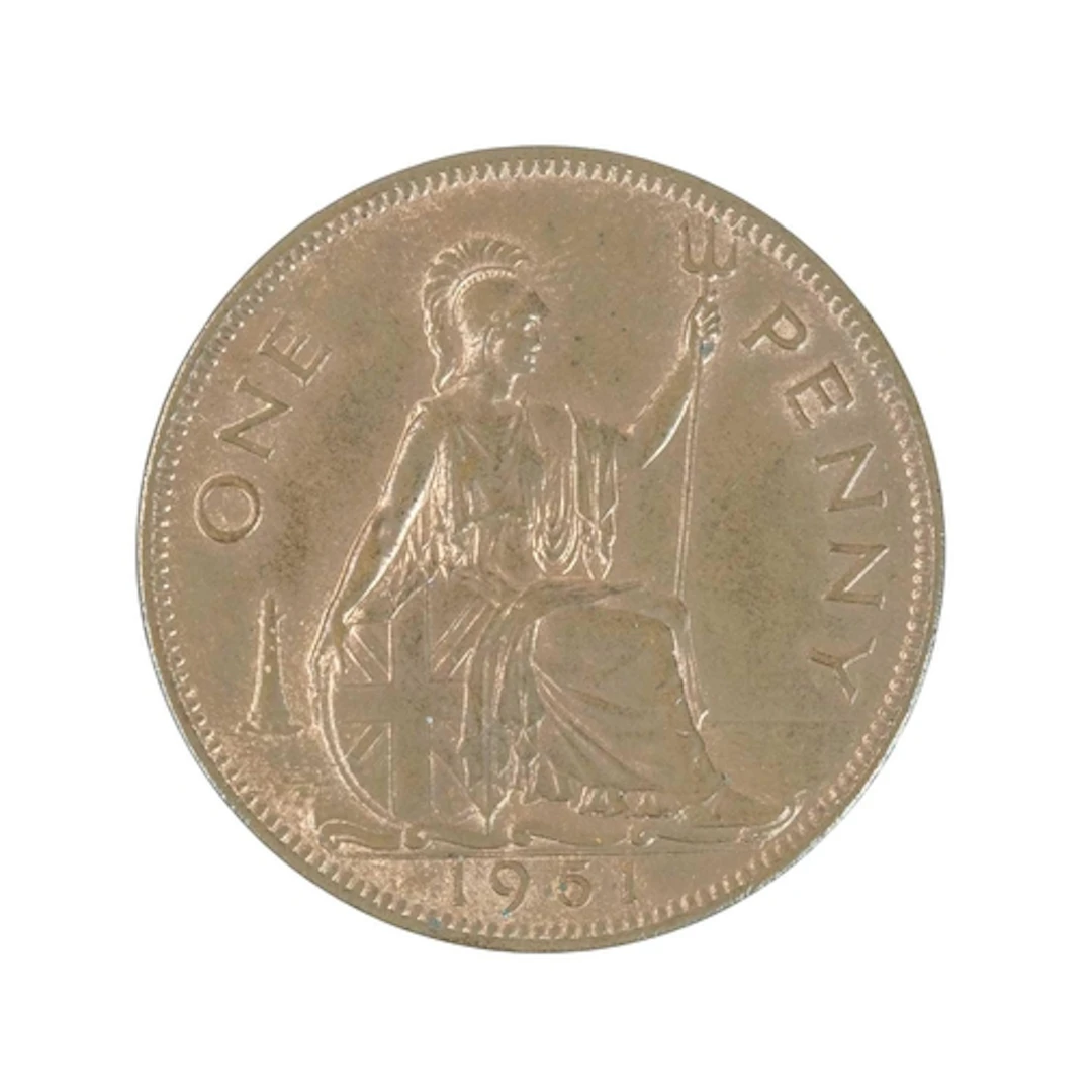 Great Britain 1951 Penny E/EF. A 1951 penny in extremely fin...