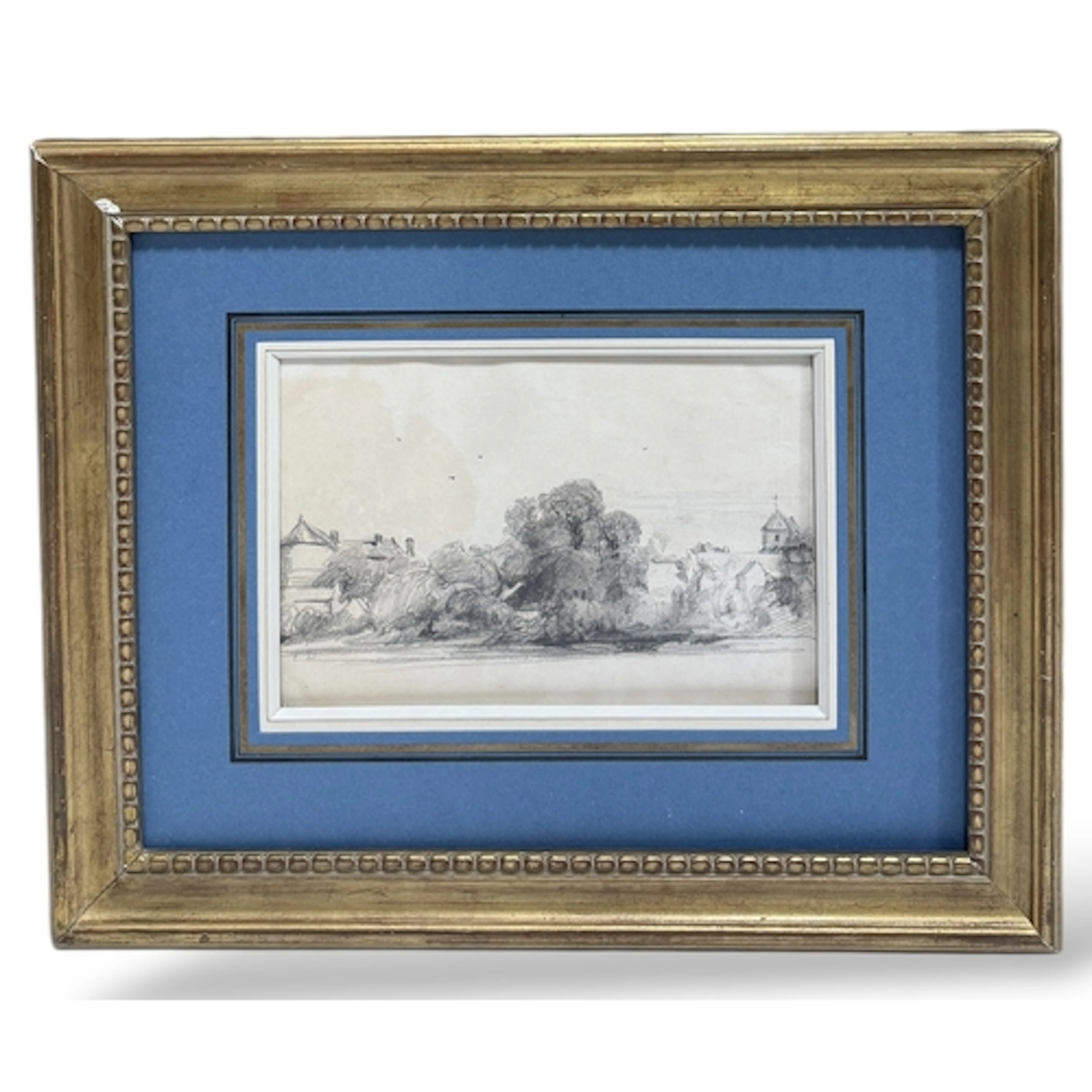 ATTRIBUTED TO EUGENE BOUDIN (FRENCH, 1824-1898): A PENCIL DR...