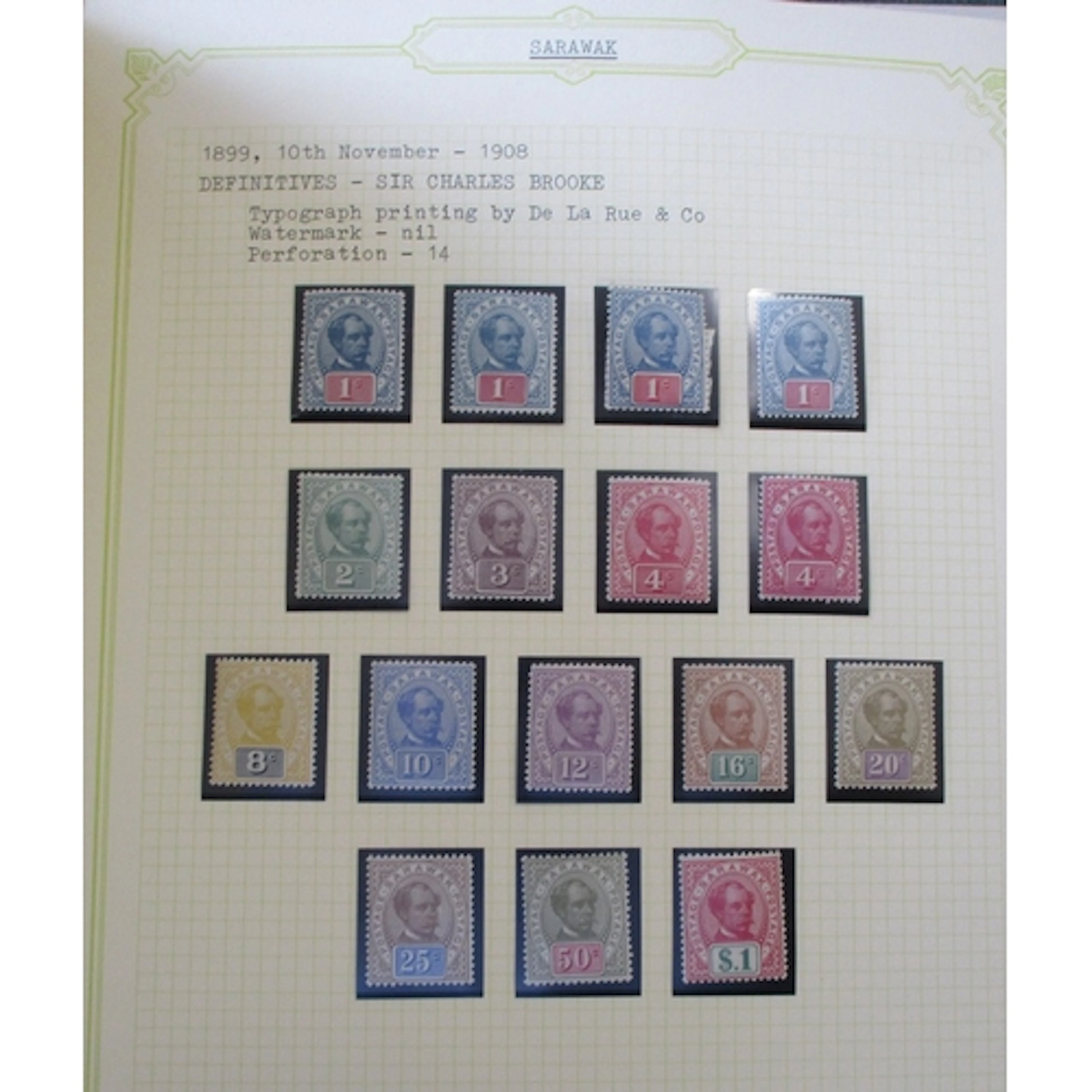Sarawak. Looks to be all UM collection in SG Simplex album, ...