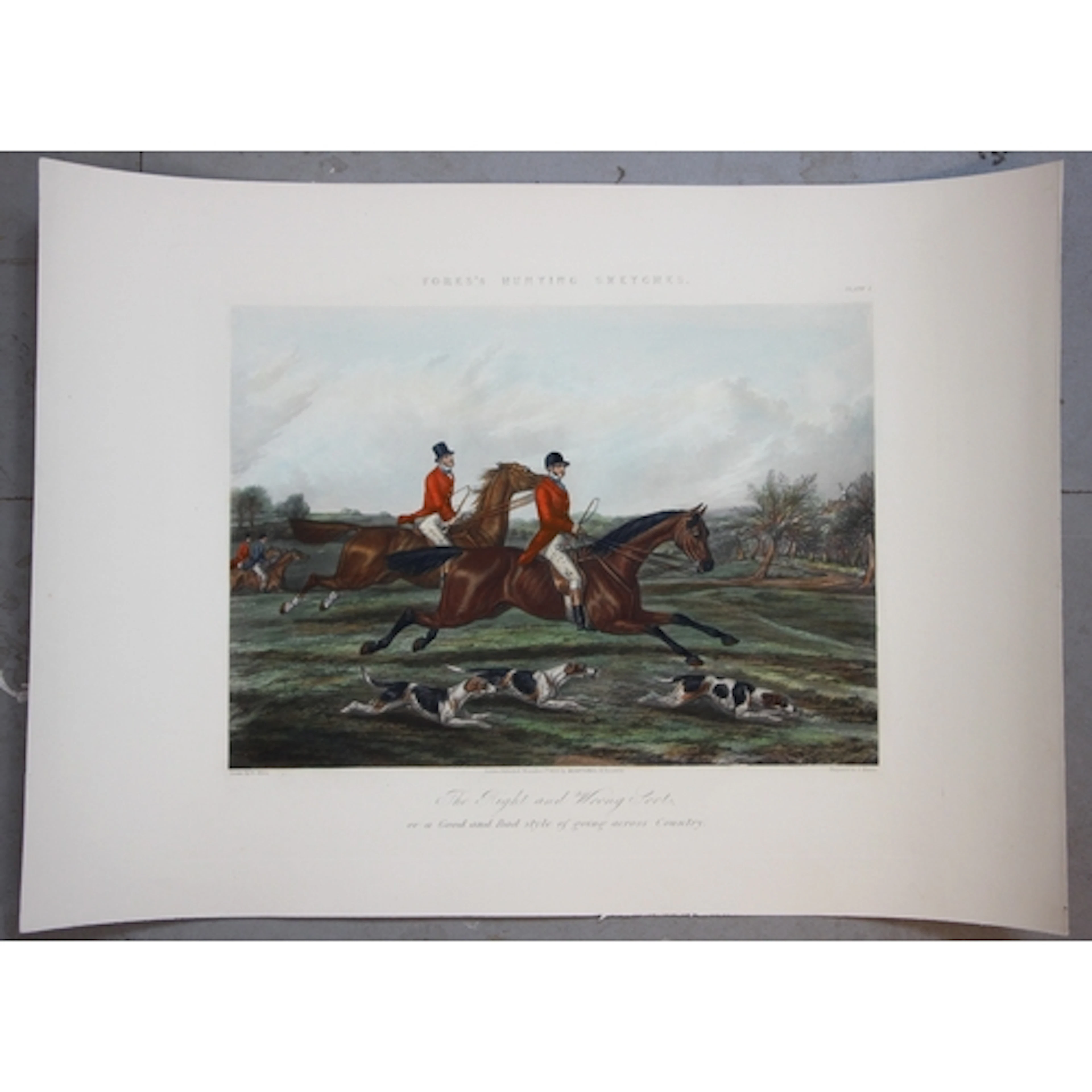 After Henry Alken (British, 1785-1851), 'The Right and Wro...