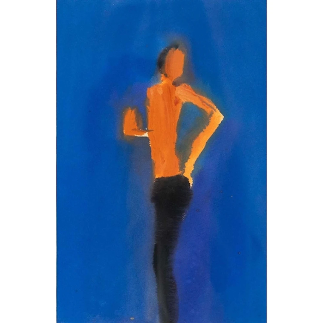 § John MILLER (1931-2002) Dancer Gouache, stamp signed, insc...