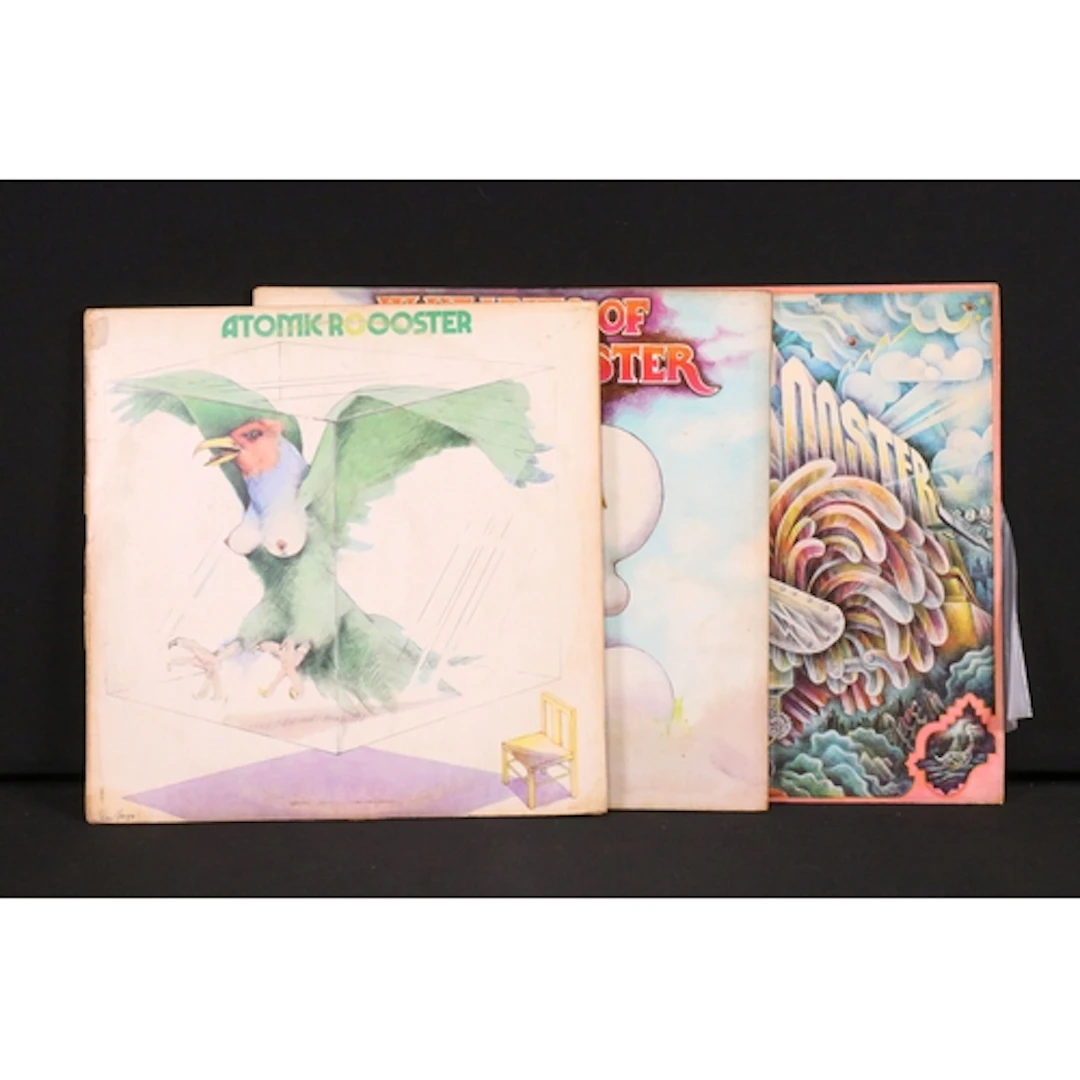 Vinyl - 3 Atomic Rooster original pressing LP’s to include: ...