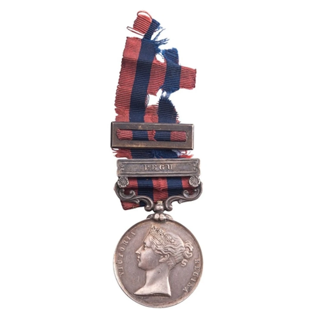 A Victorian India General Service Medal with Pegu clasp to '...