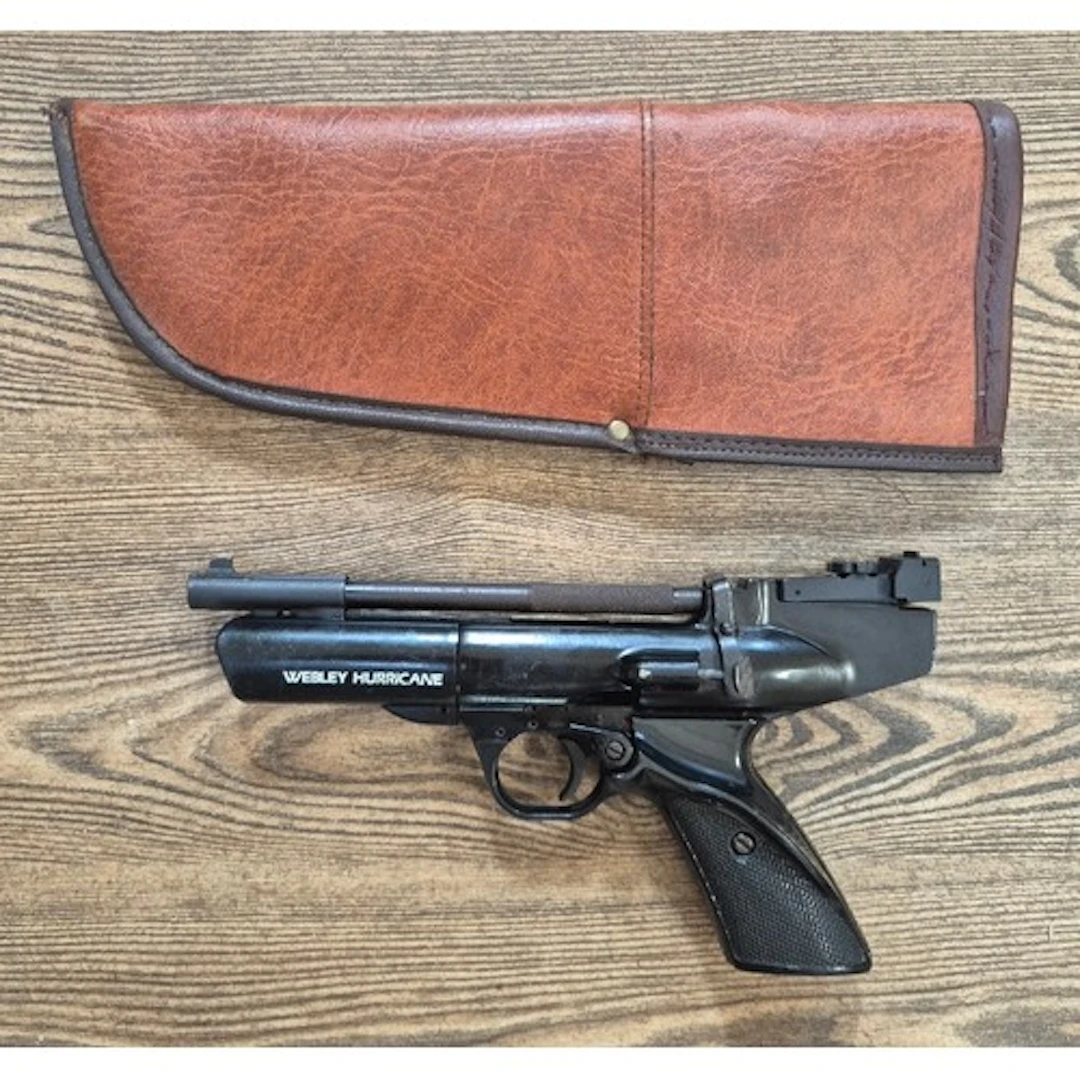 A vintage Webley & Scott Hurricane .22 calibre air pistol, 2...