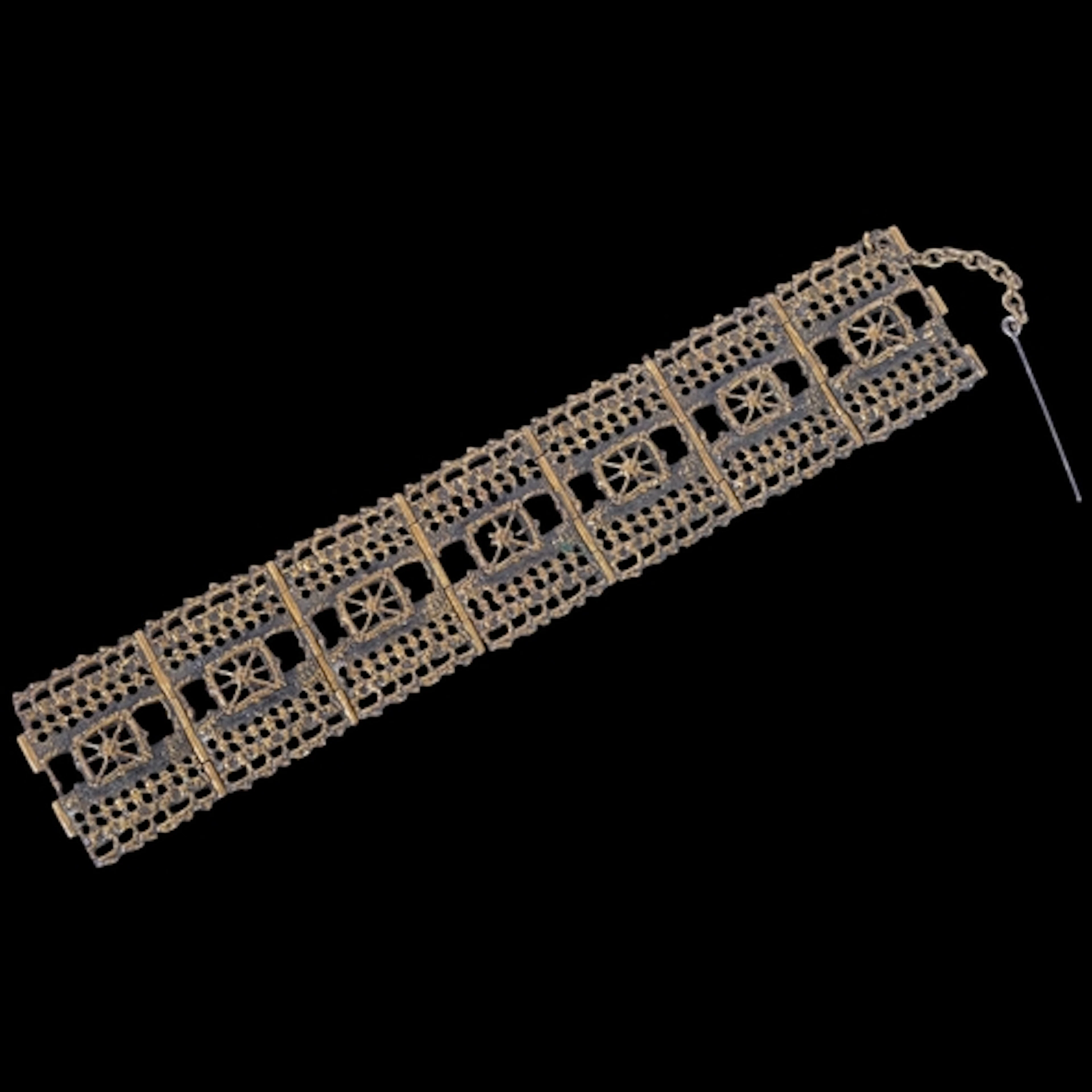 A Finnish bronze bracelet, in the manner of Pentti Sarpaveva