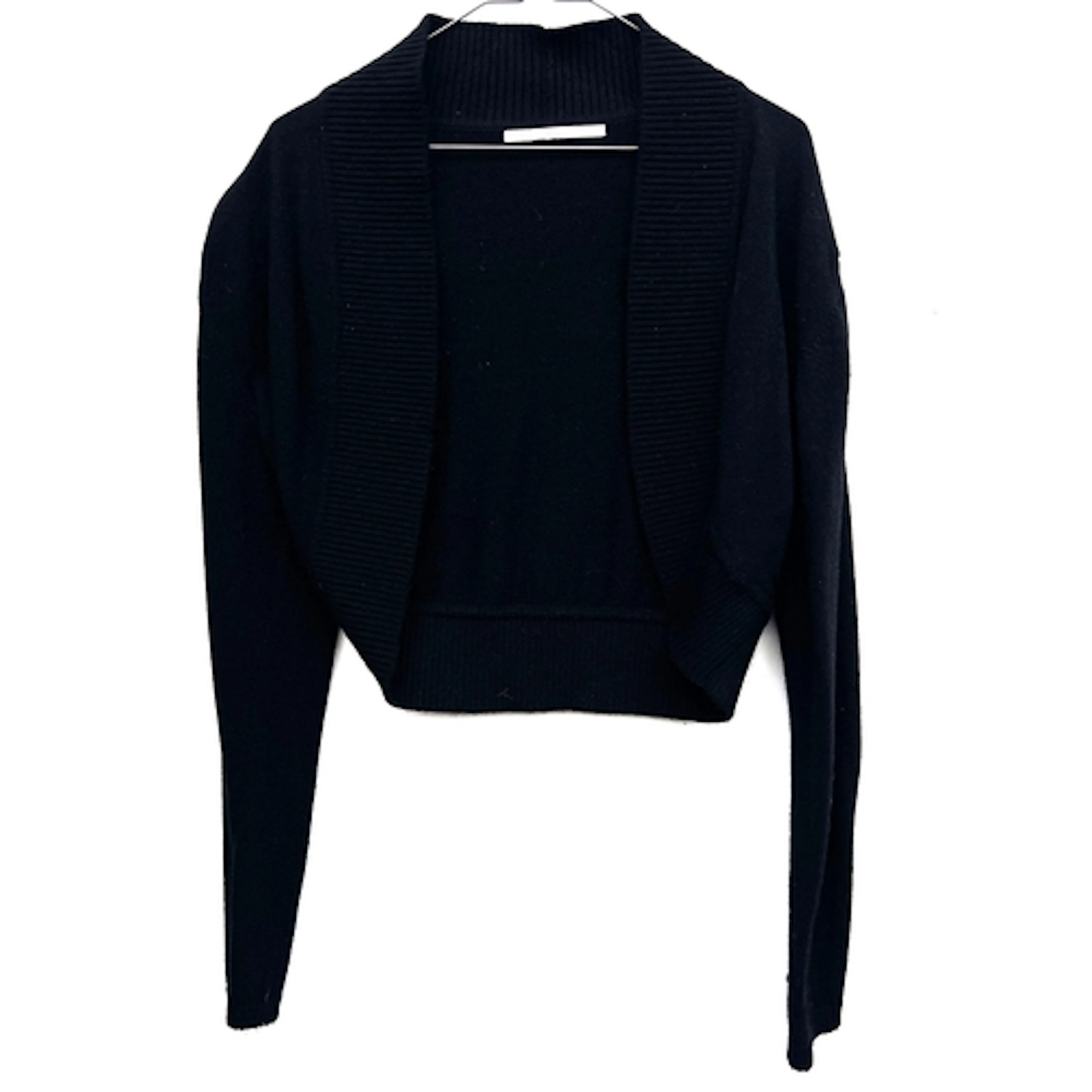 A Cashmere Studio Scotland black cashmere cardigan, size M; ...