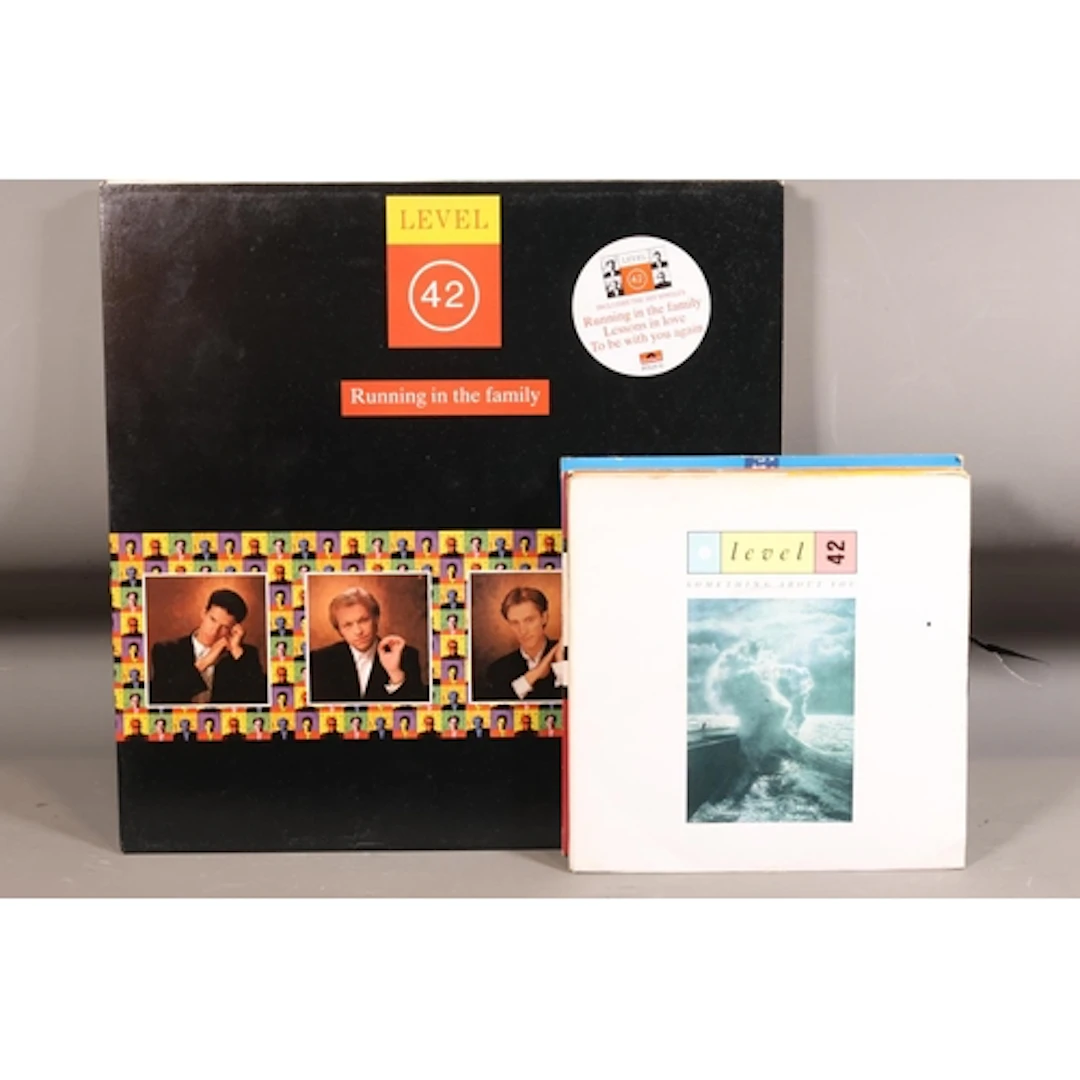 Level 42 12'' and 7'' singles to include Something About You...