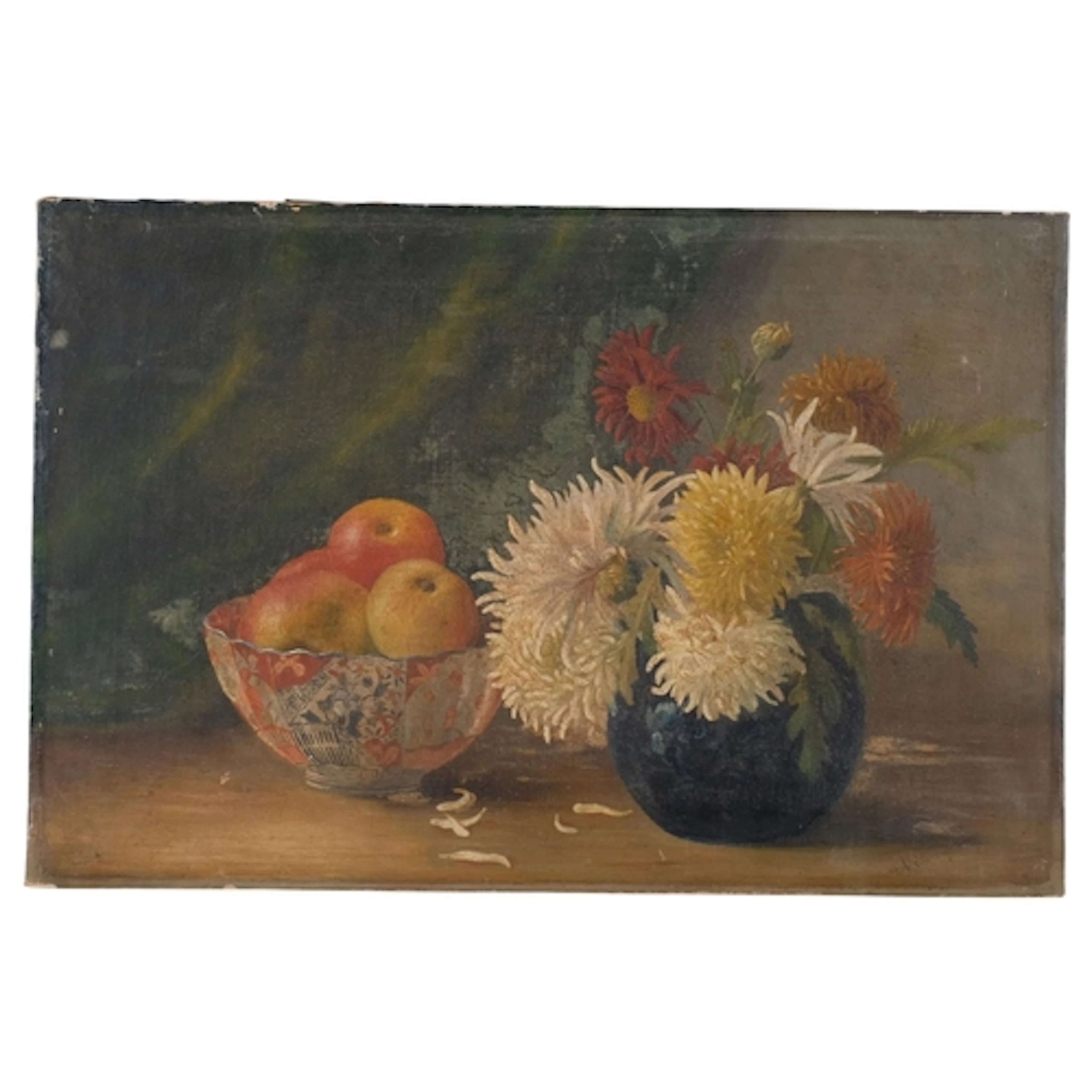 Still life study, late 19th/early 20th century oil on canvas...