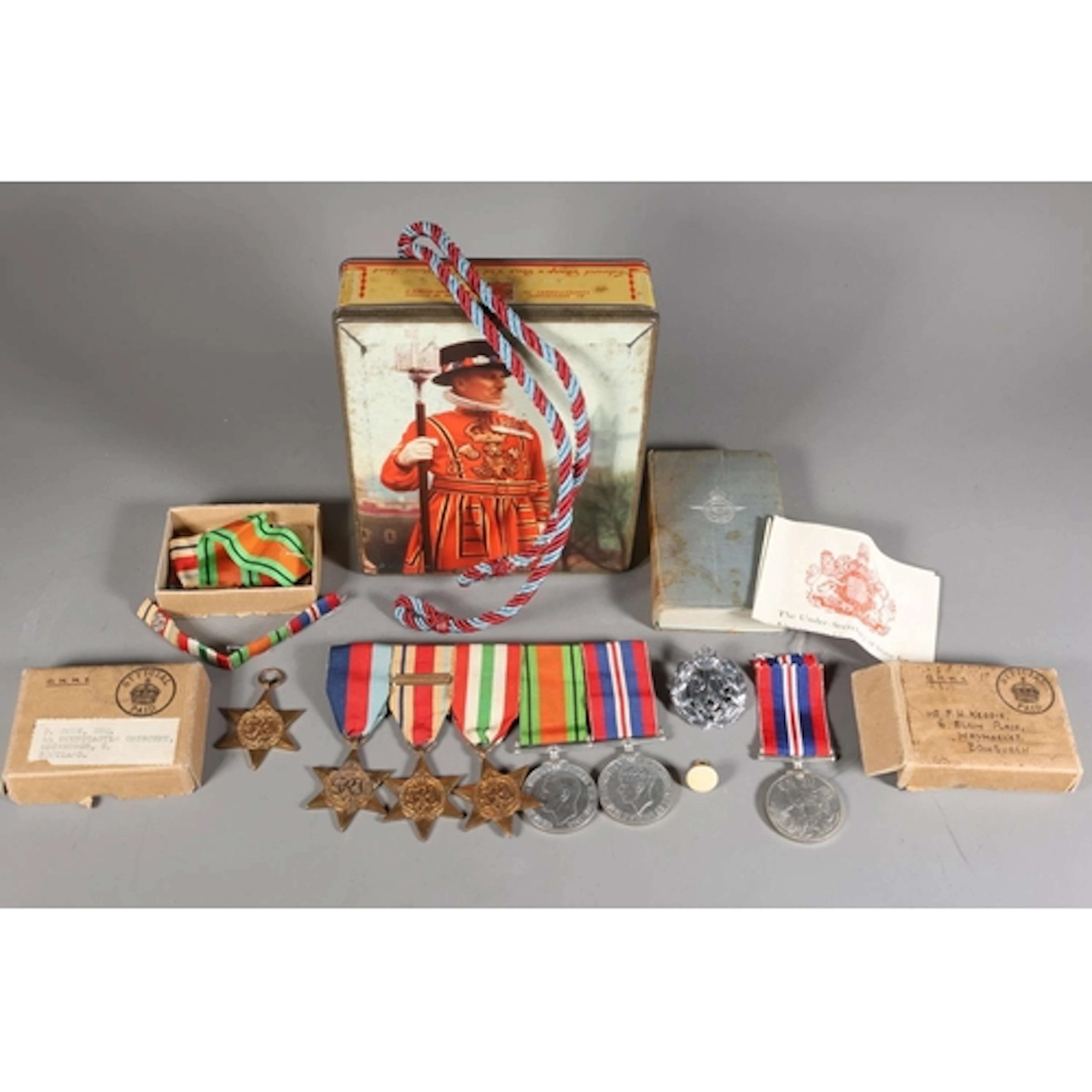 WWII war medals to include WWII war medal, defence medal, It...