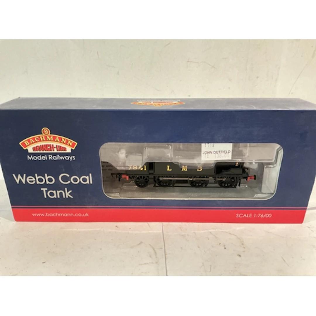 A Boxed Bachmann 00 Gauge LNWR Webb Coal Tank LMS Black #35-...