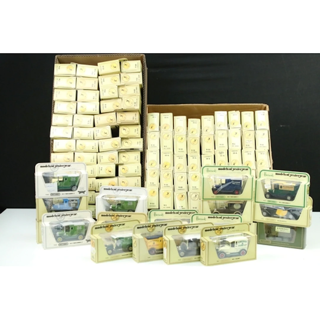 112 Boxed Matchbox Models Of Yesteryear diecast models in cr...